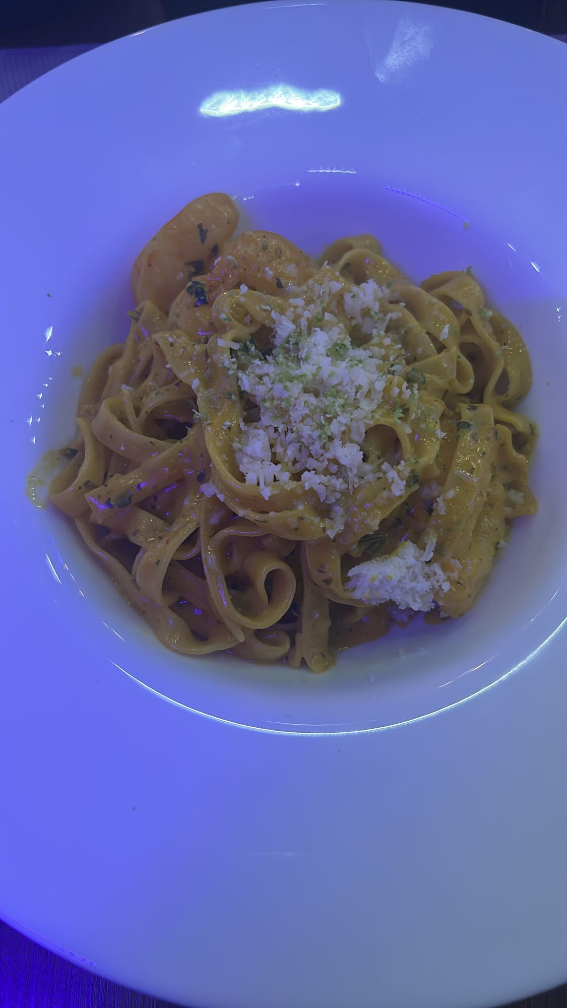 Tagliatelle cu creveți