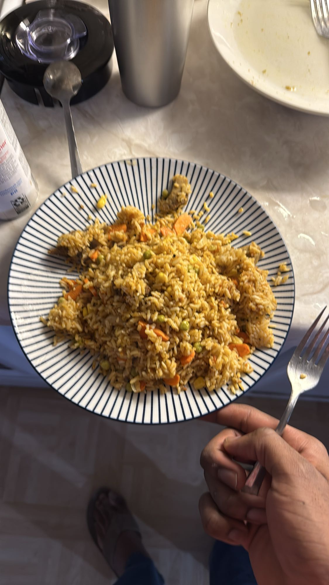 Riz sauté aux légumes