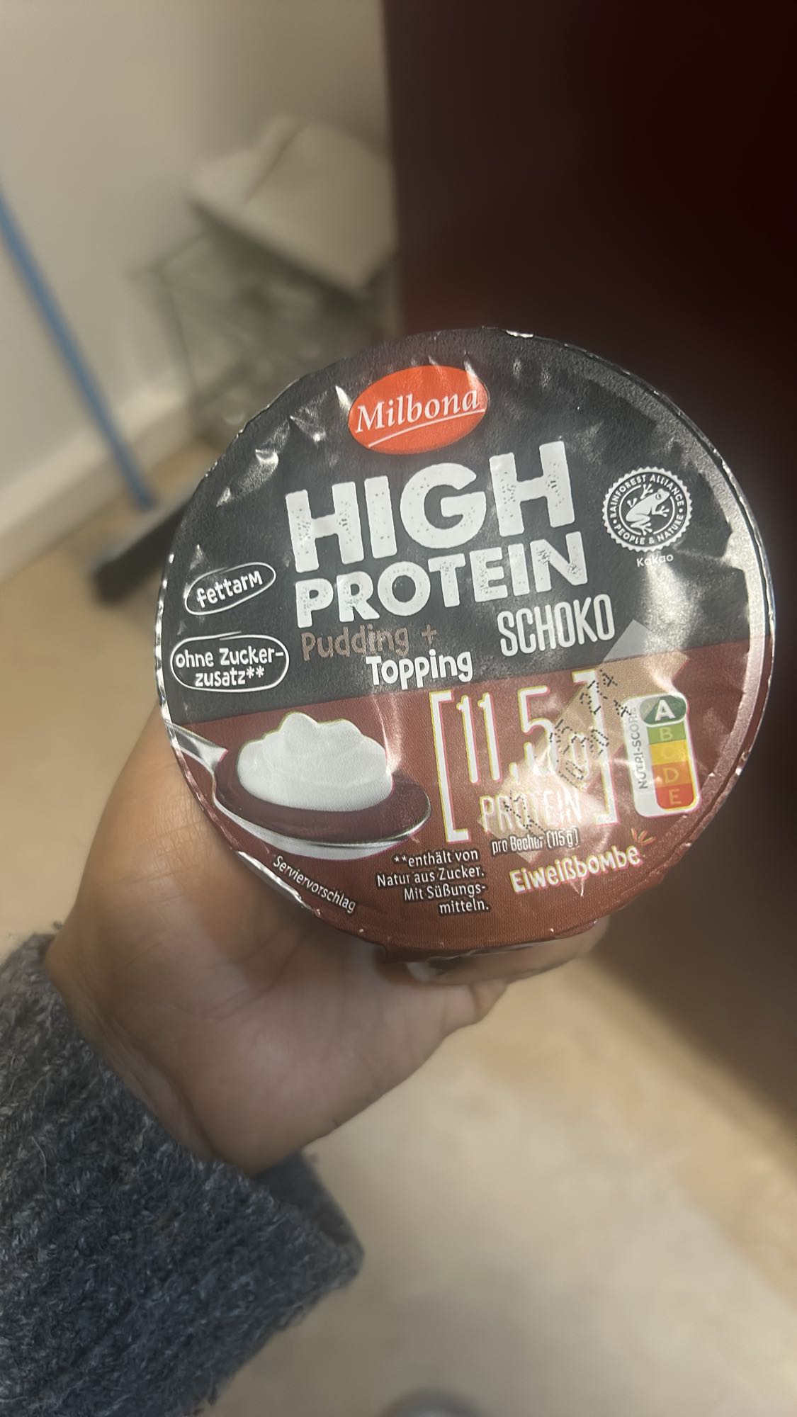 High Protein Schoko Pudding