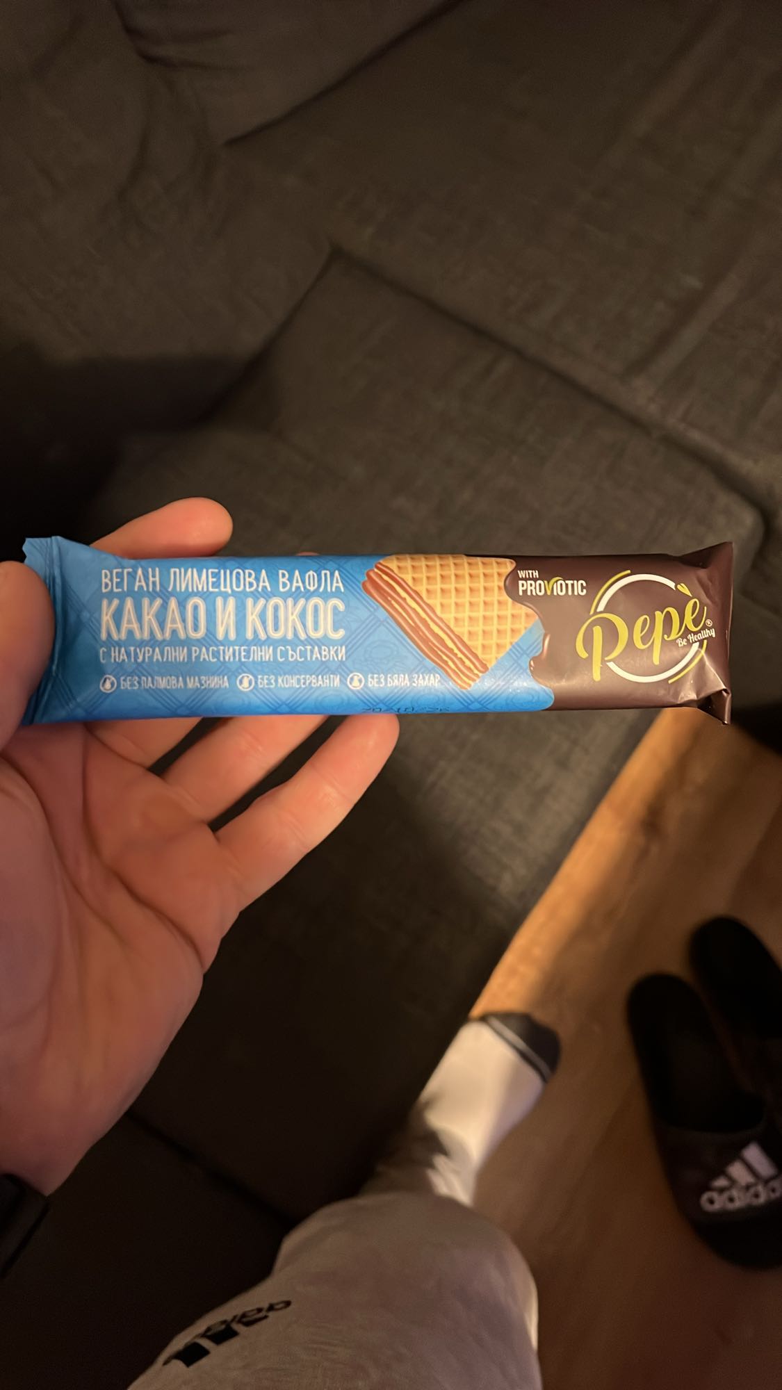 Веган вафла какао и кокос