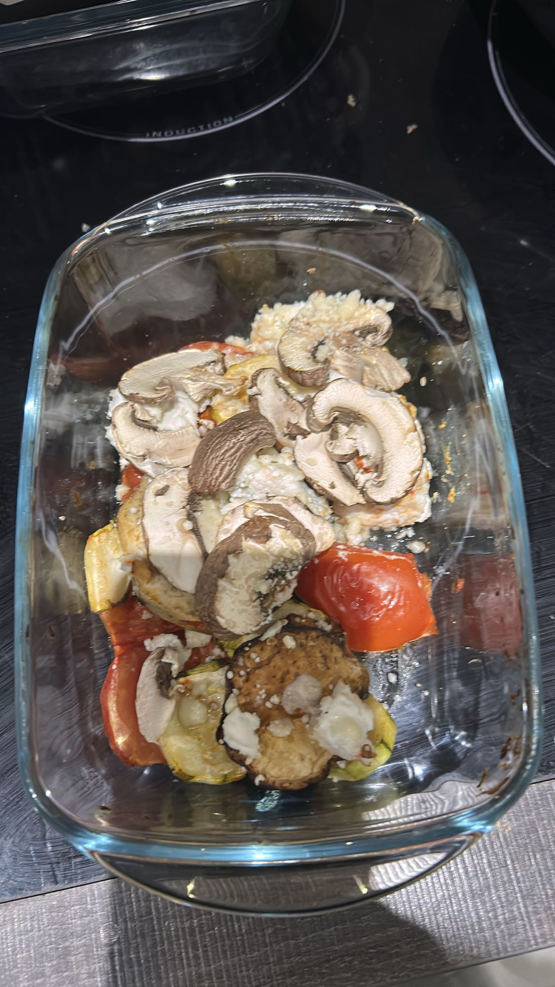 Légumes rôtis au fromage