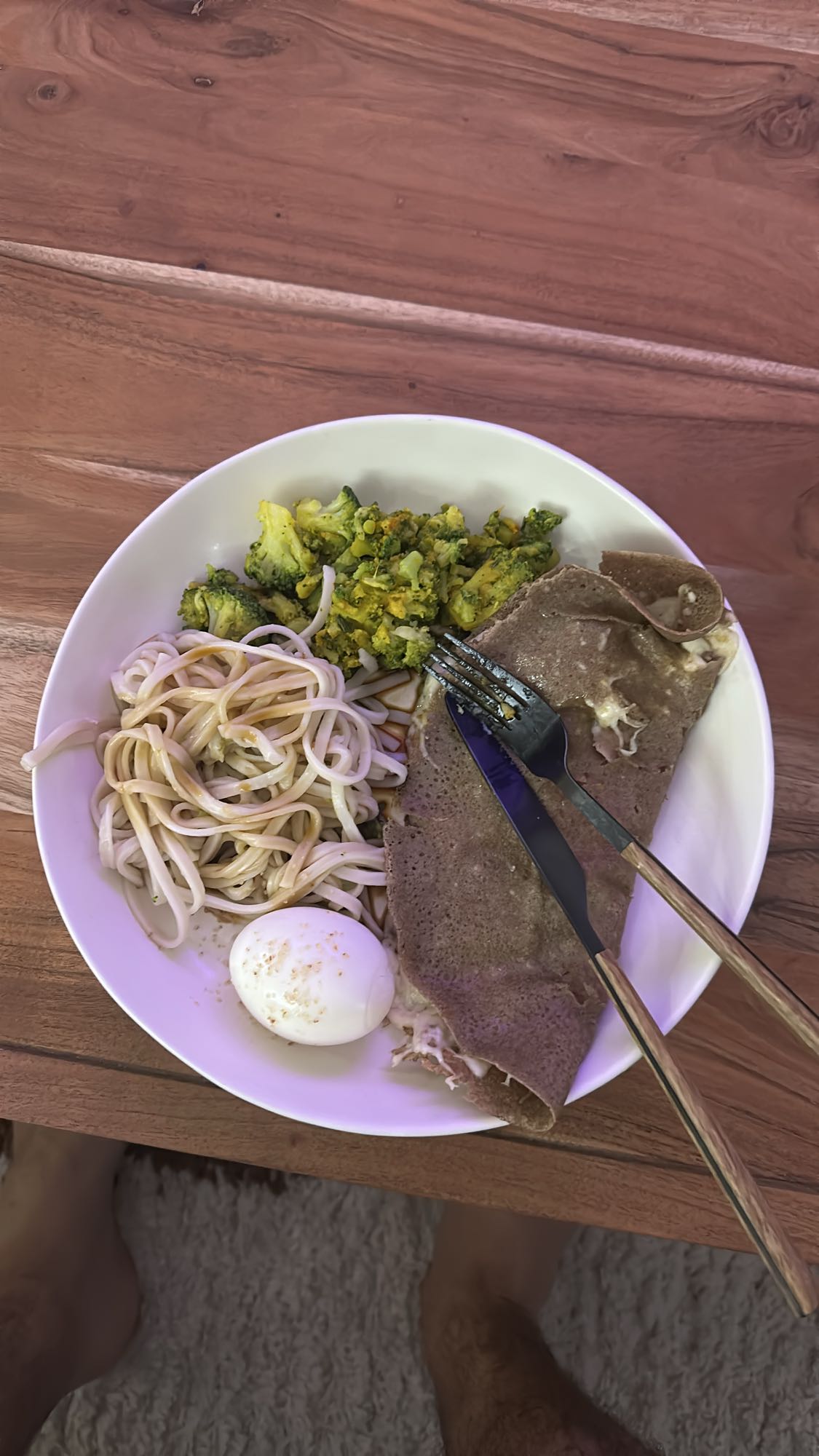 Assiette mixte saine