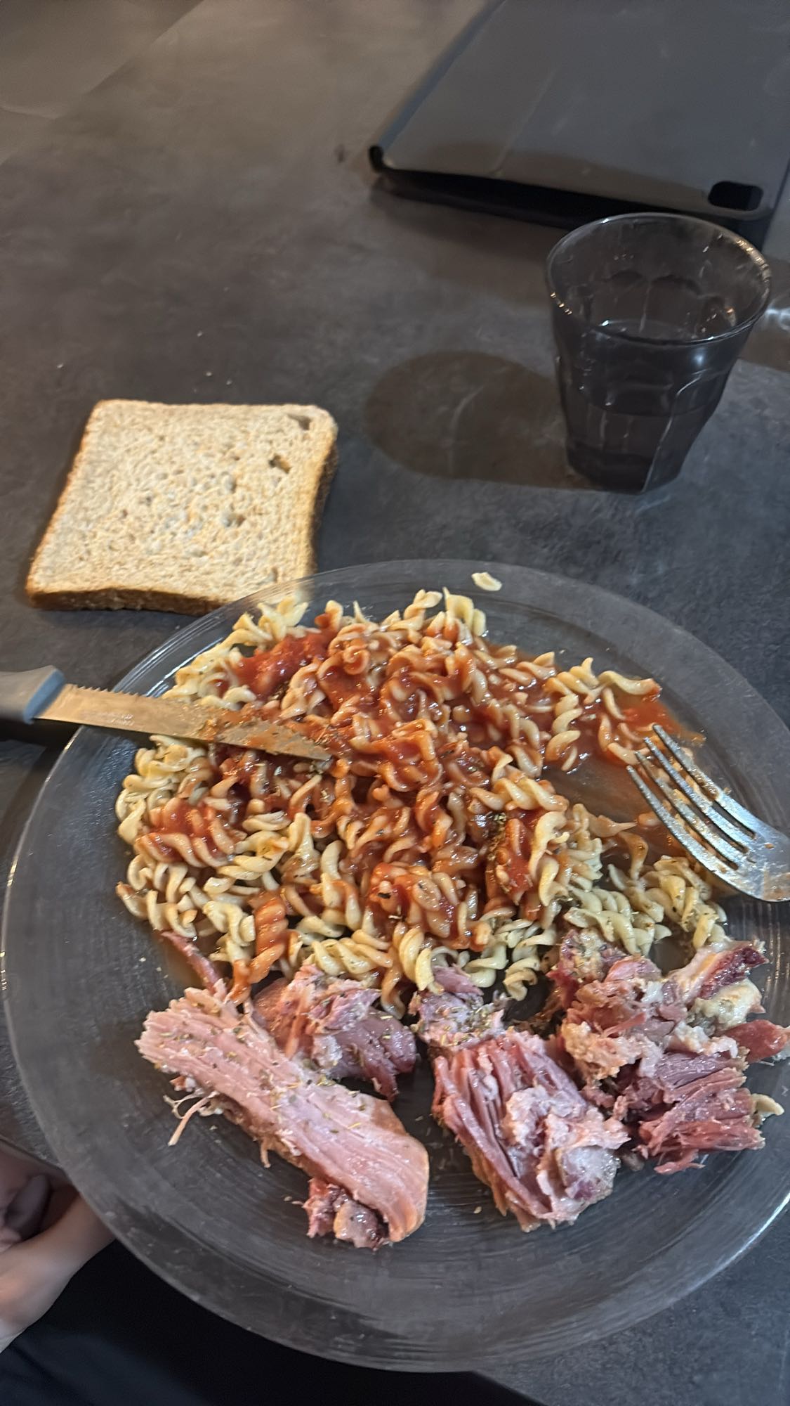 Pâtes sauce et viande