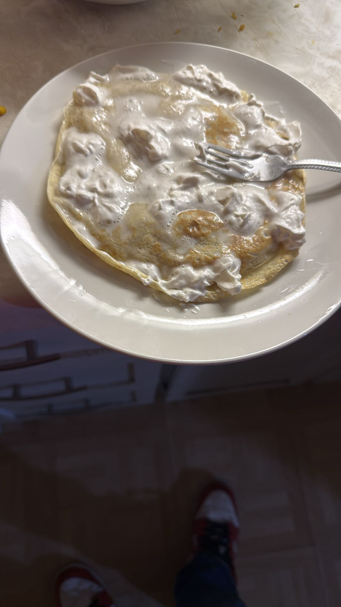 Crêpe à la crème