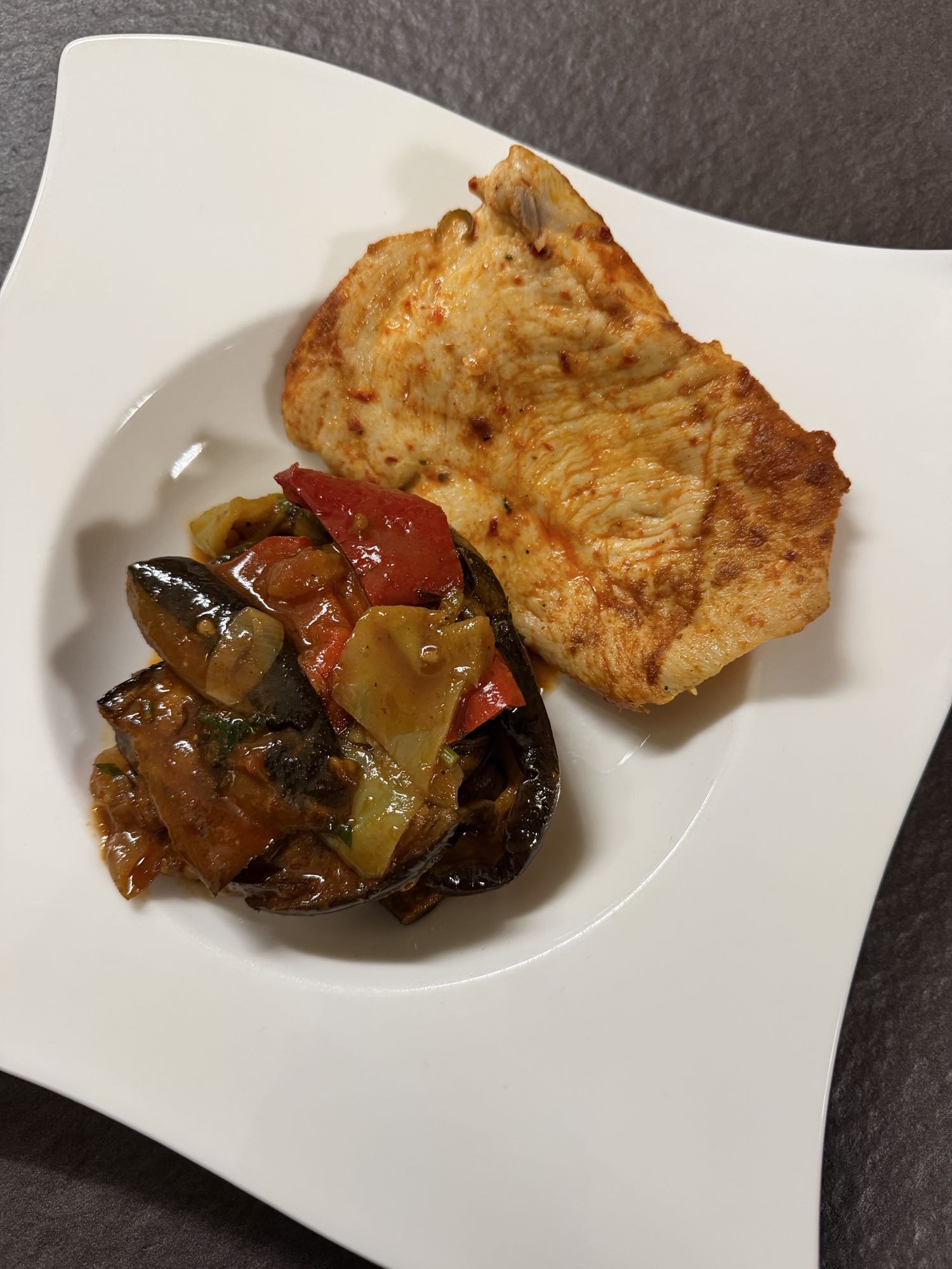 Курица с овощами