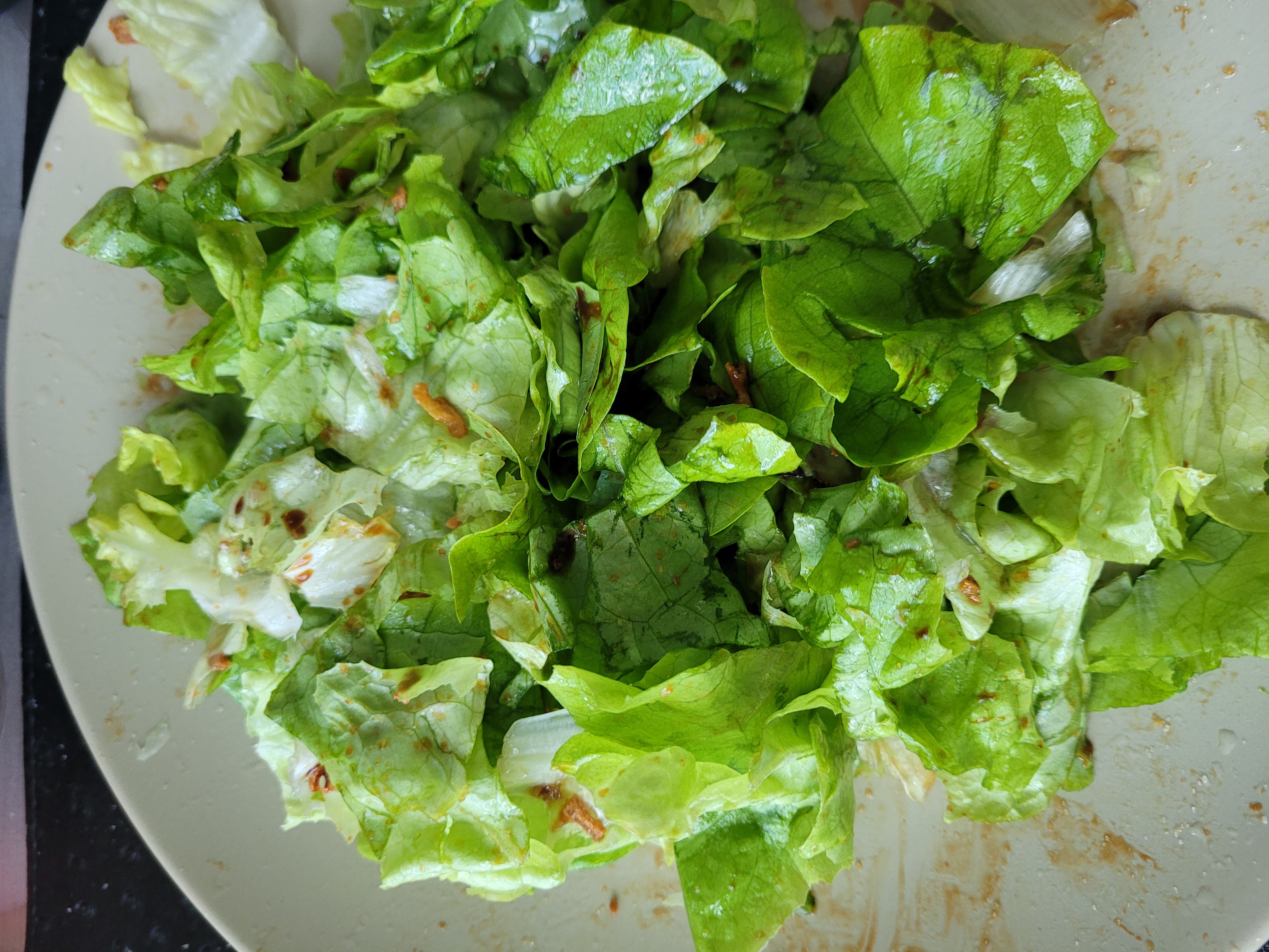 Salade verte simple