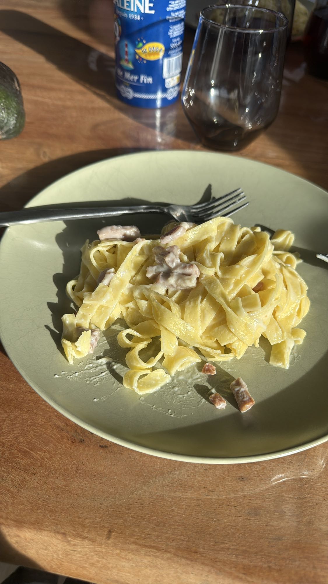 Tagliatelles carbonara