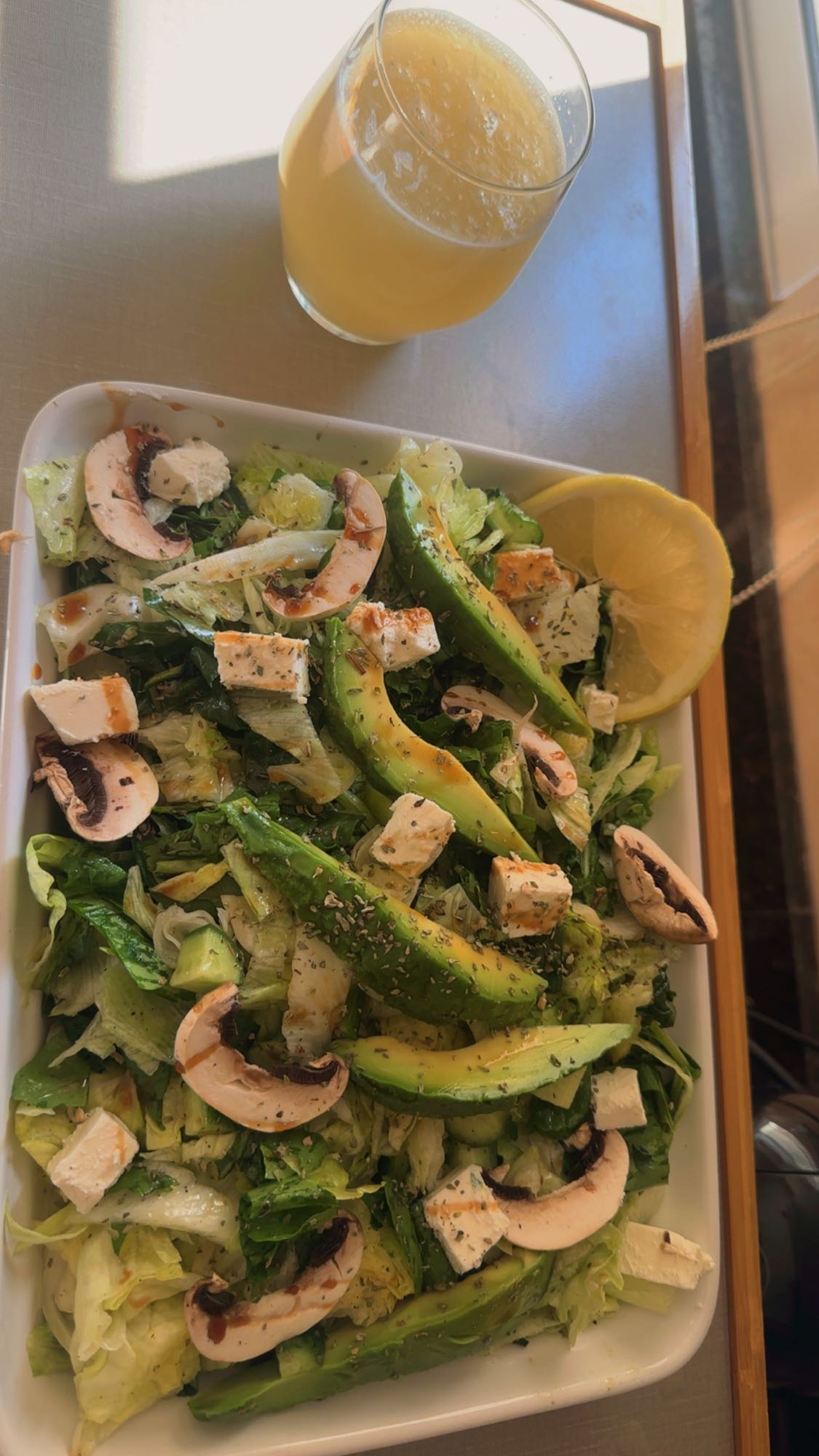 Avocado Feta Salad