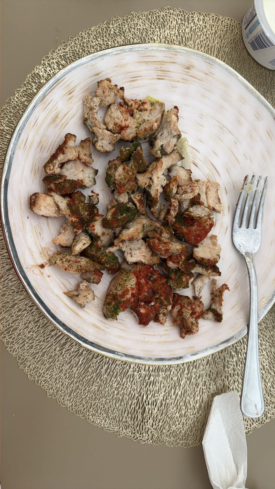 Курица с приправами