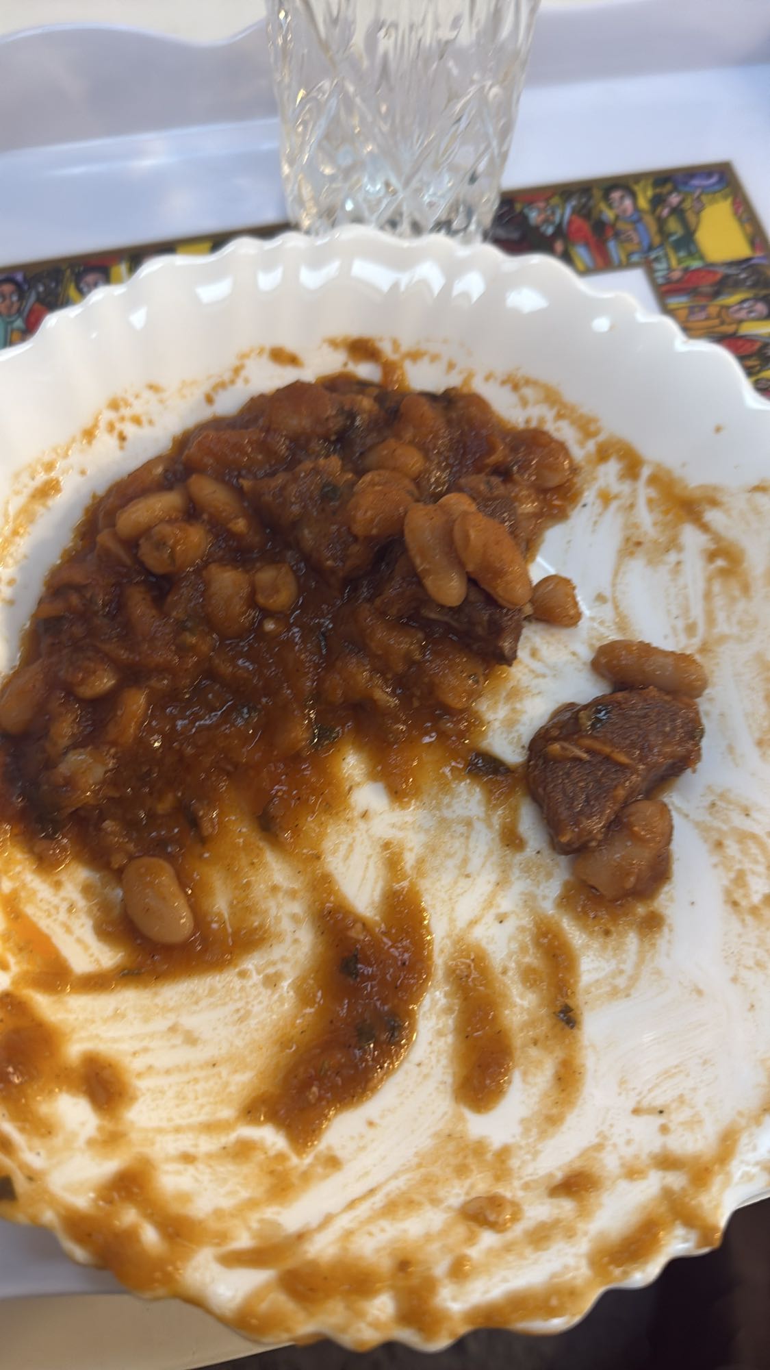 Bønner med kjøttgryte