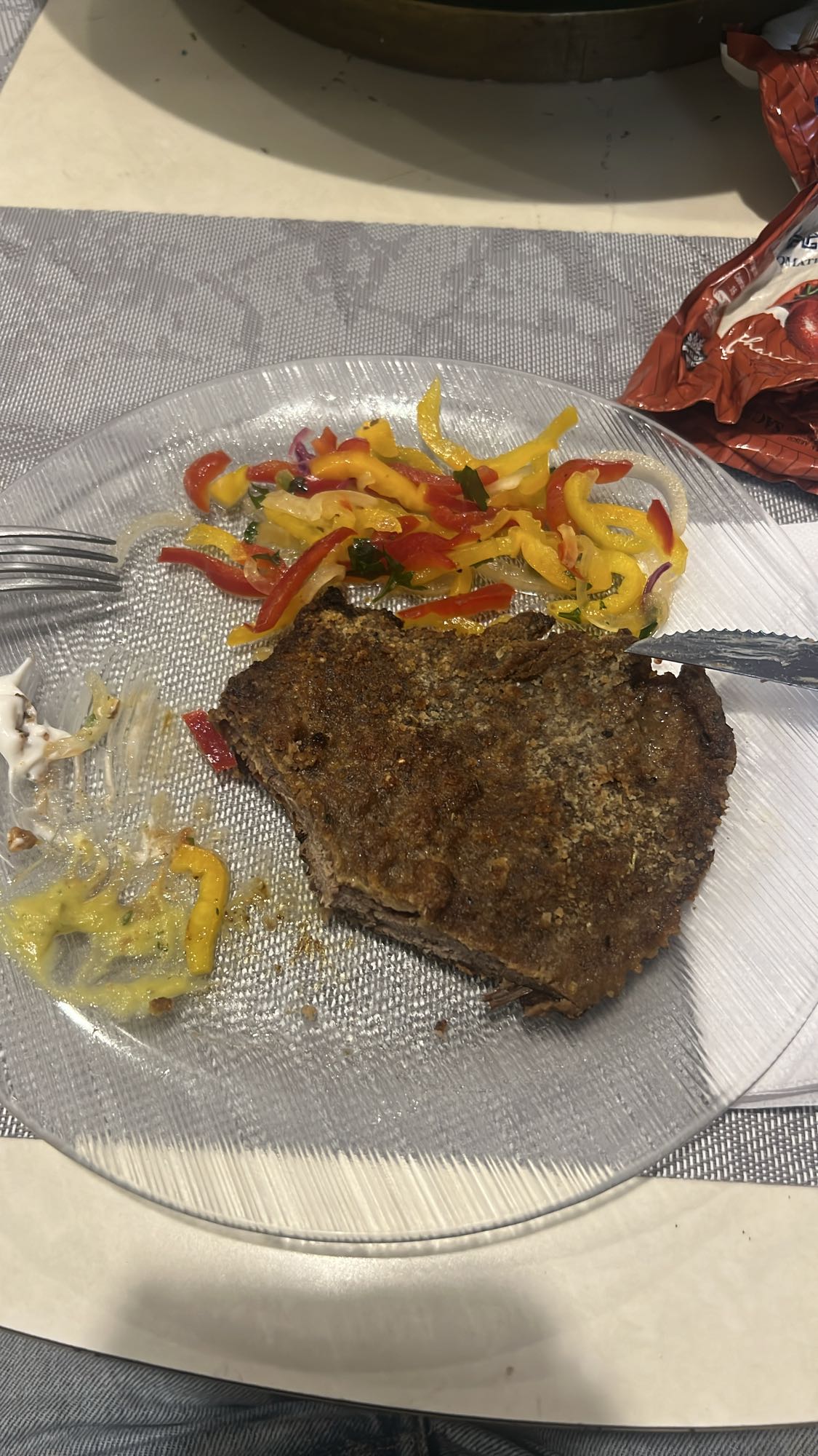 Steak with Peppers