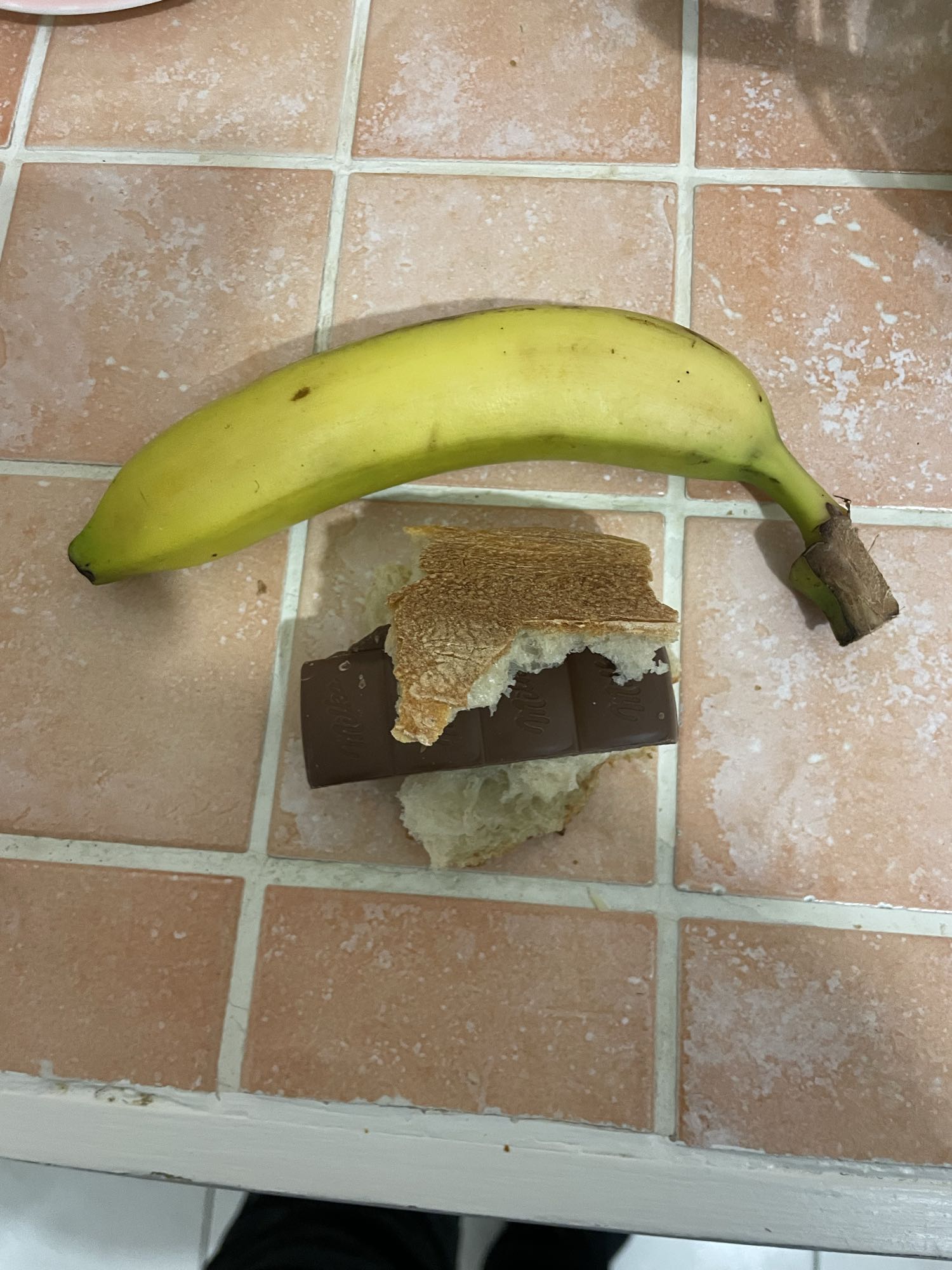 Banane et pain au chocolat