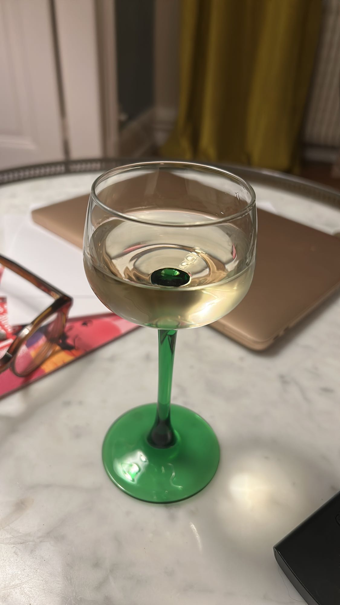 verre de vin blanc
