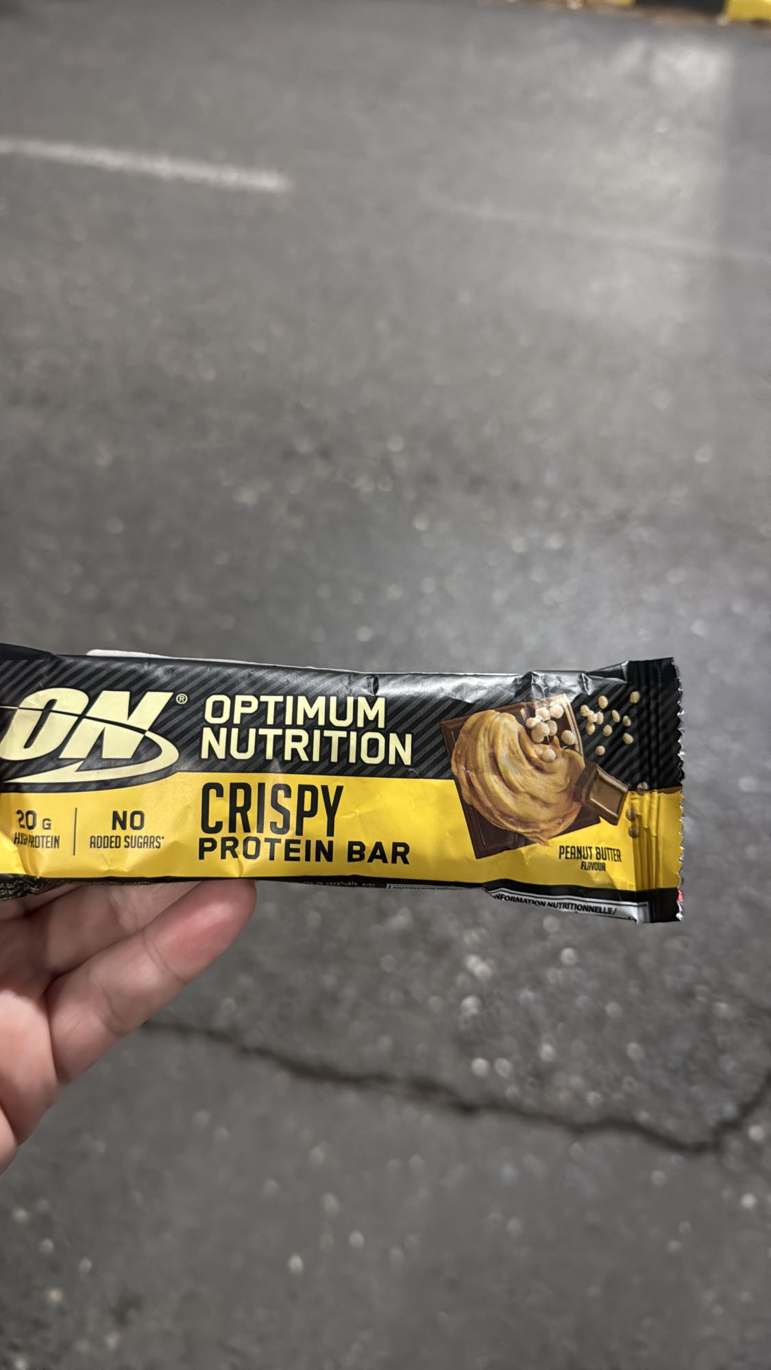 Baton proteic crocant