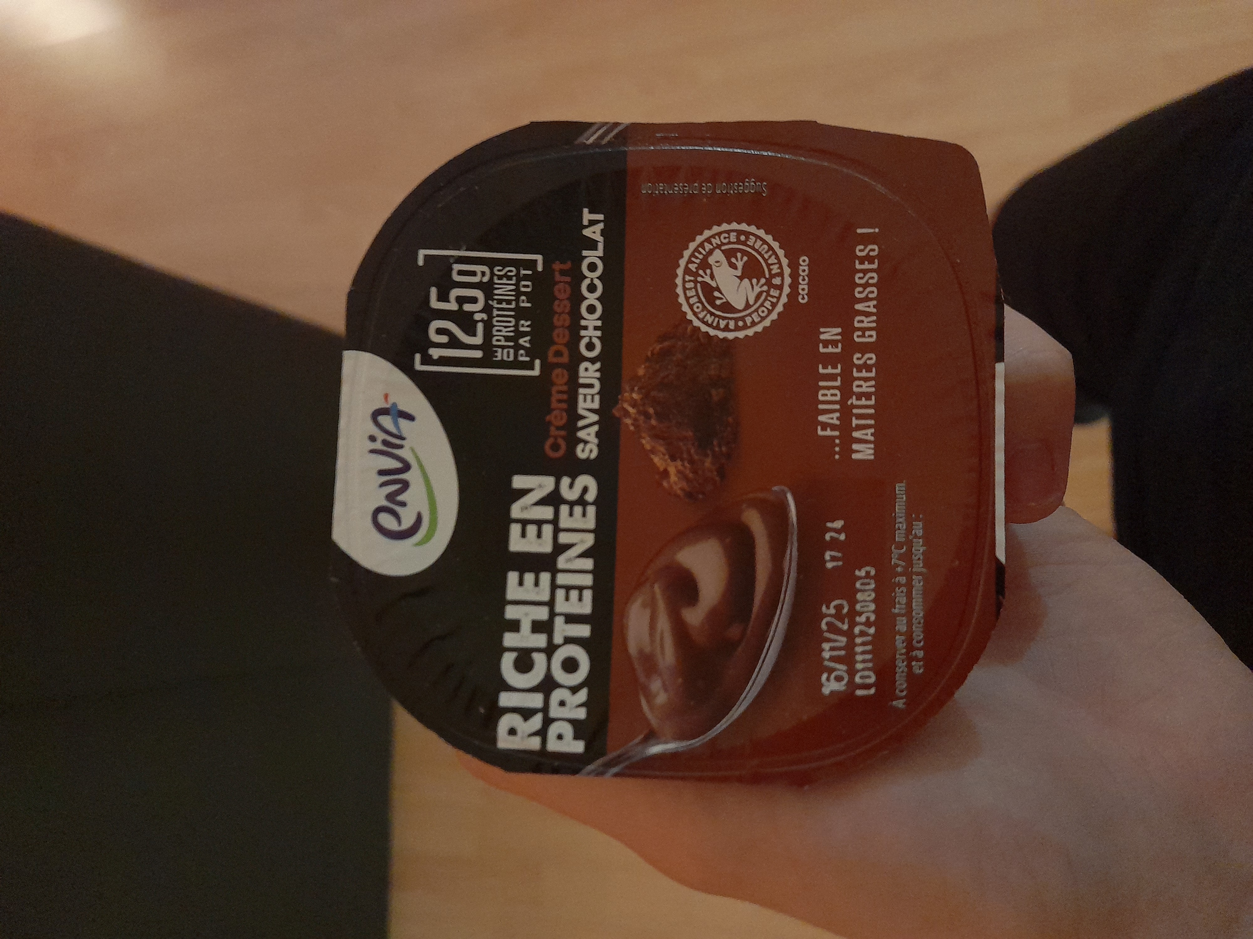 Crème dessert chocolat