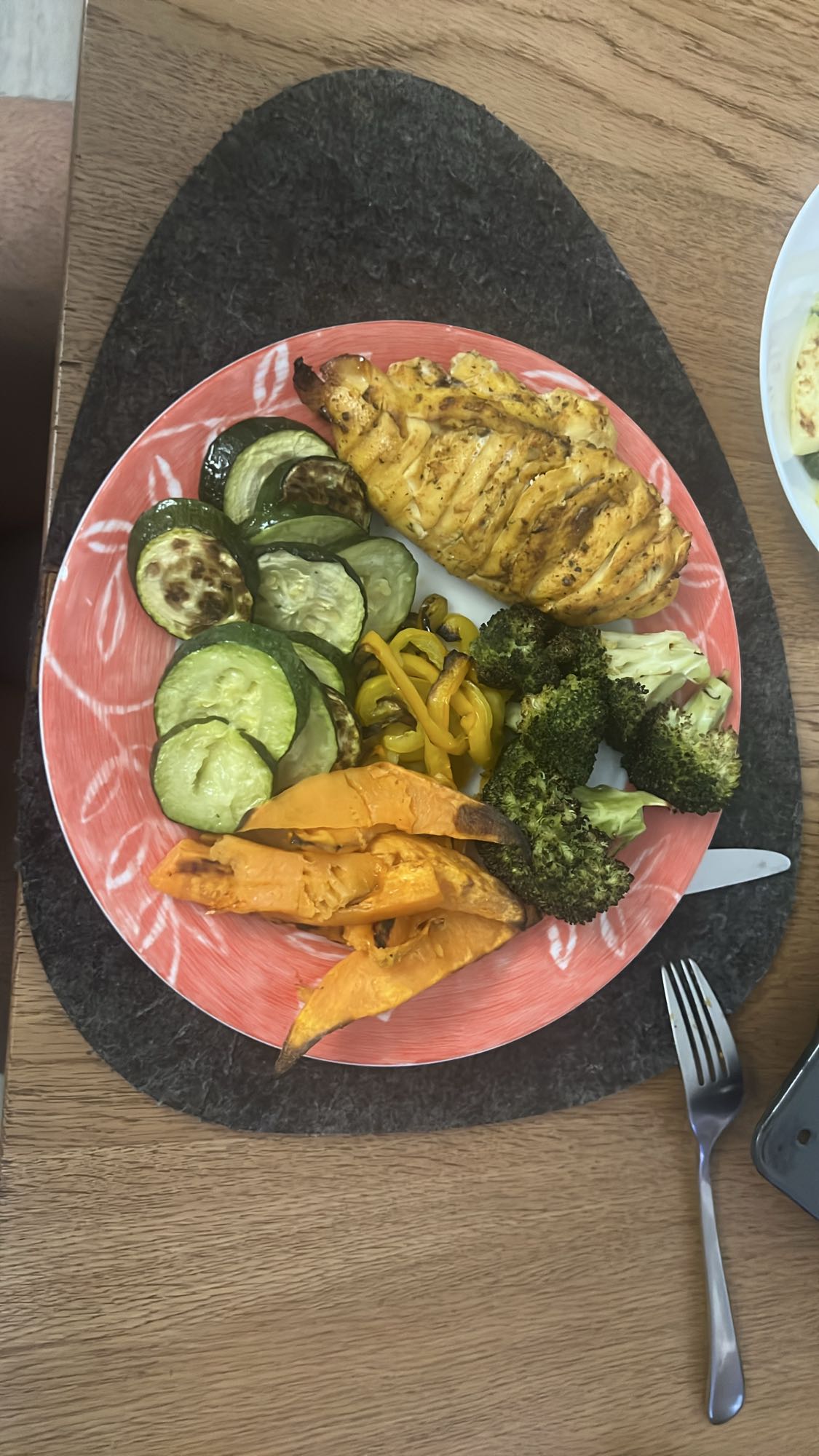 Izgara Tavuk ve Sebzeler