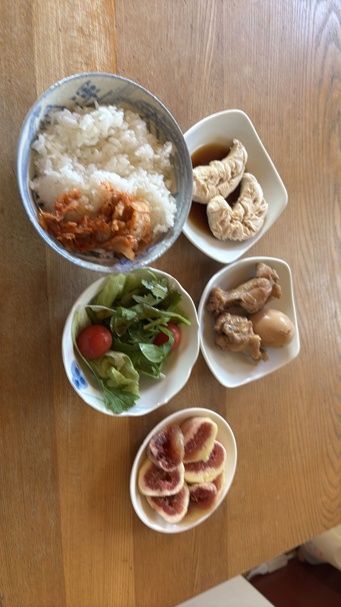 鶏肉とご飯の定食