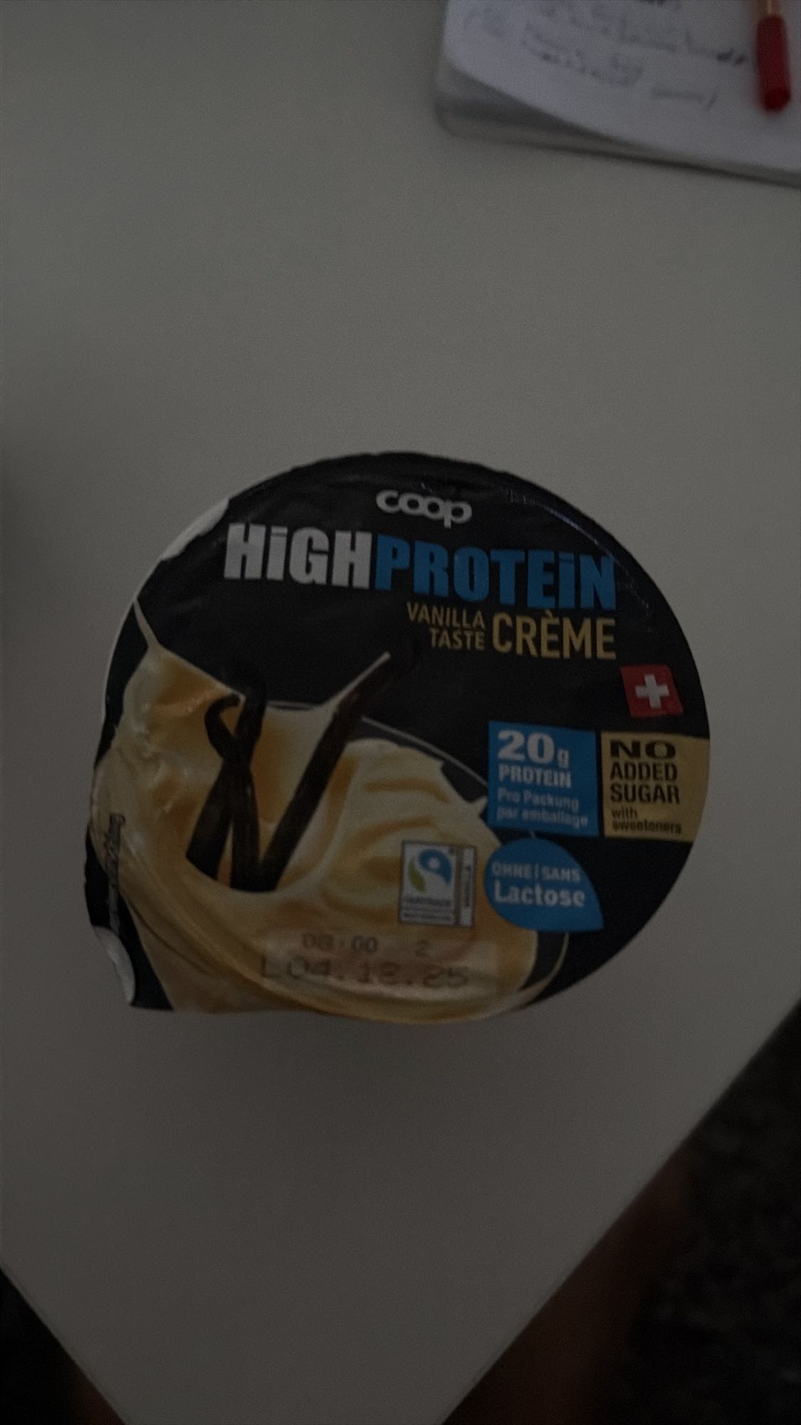 Vanille High Protein Creme