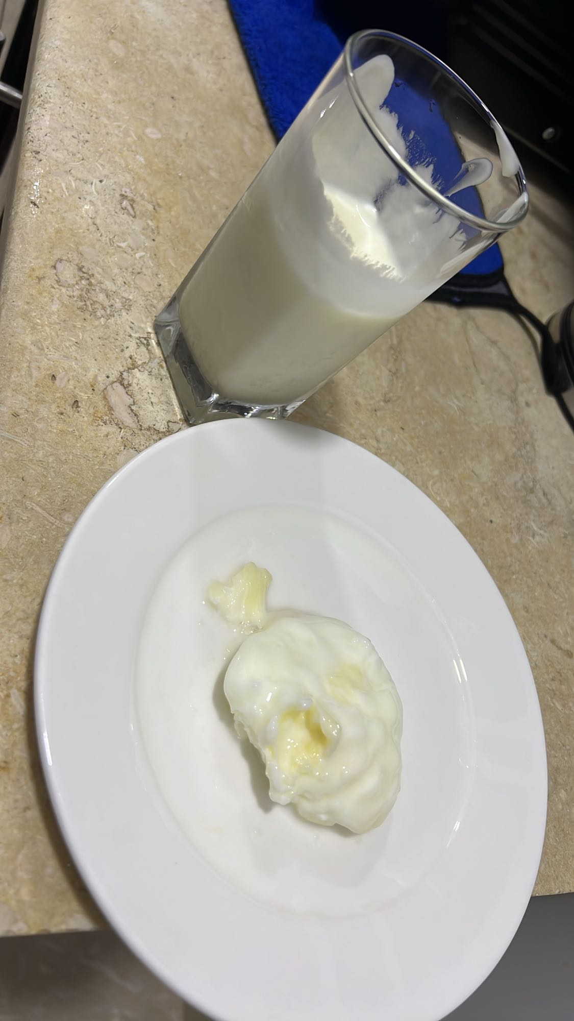 Poached Eggs and Yogurt
