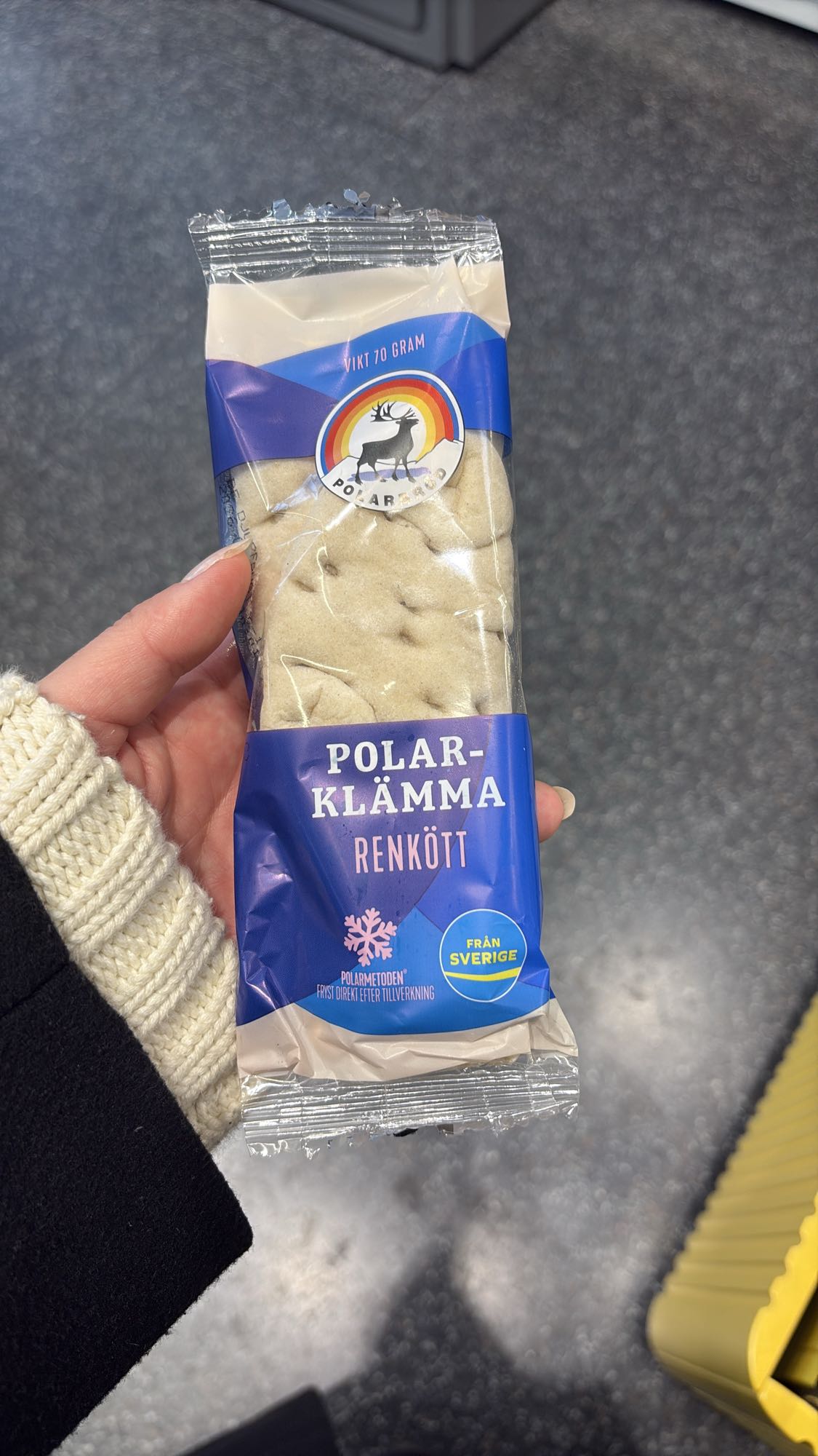 Polarklämma renkött