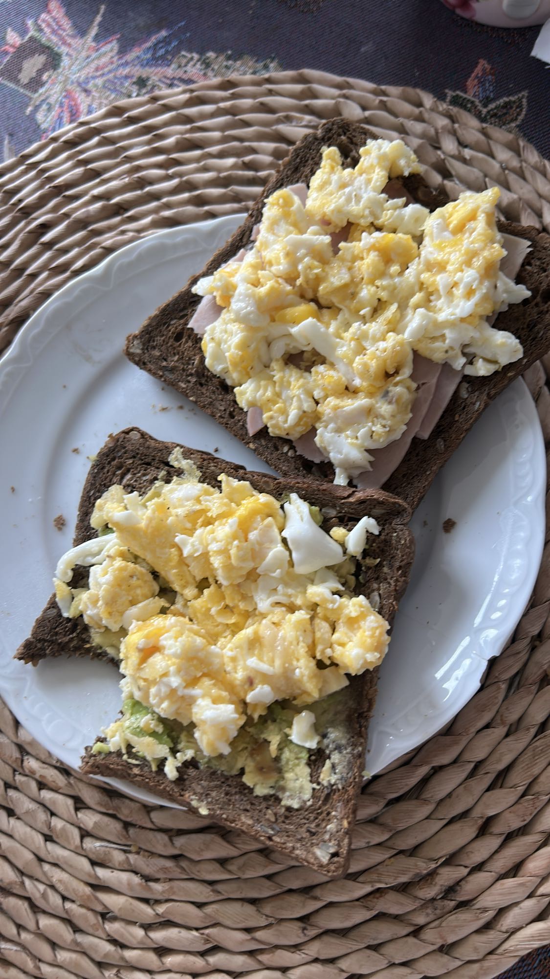 Scrambled Egg Toast Duo