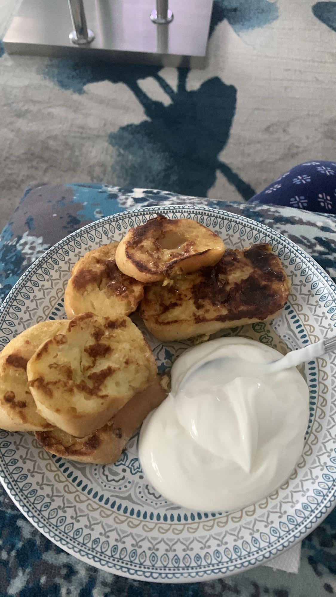 Pain perdu et yaourt