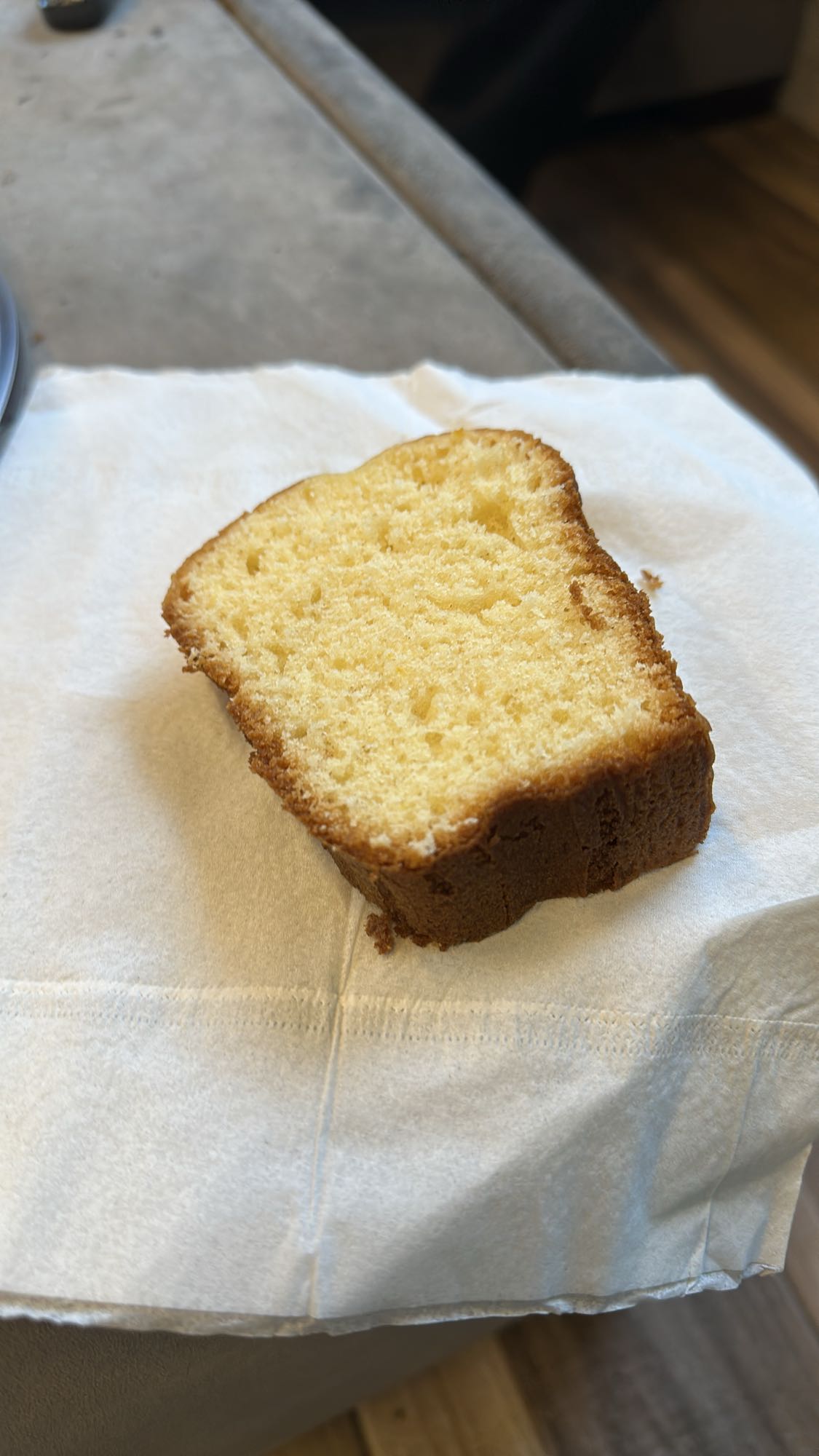 Slice of Pound Cake