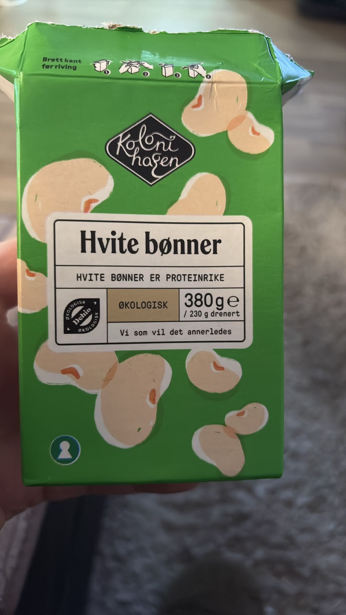 Hvite bønner økologisk