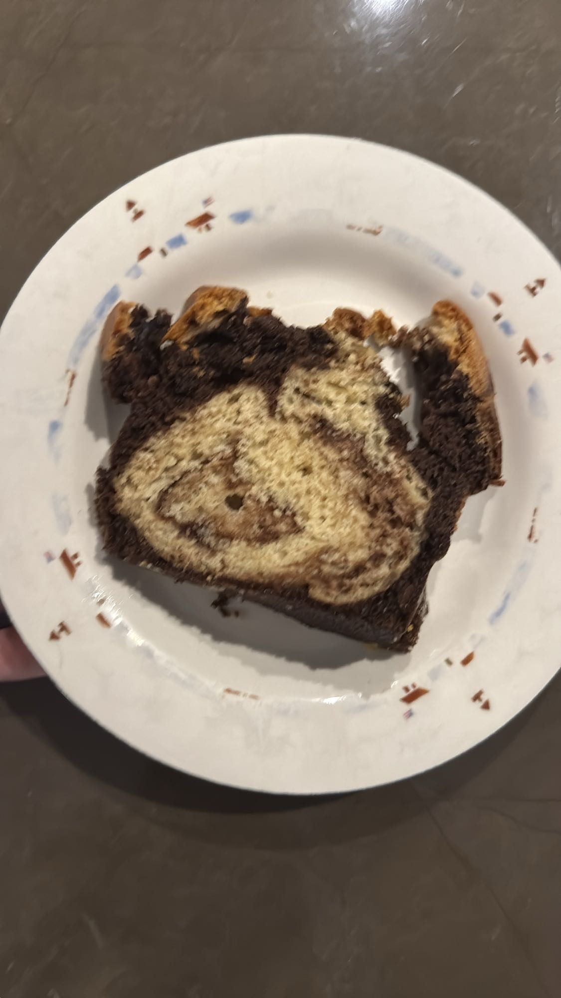 Marble Cake Slice