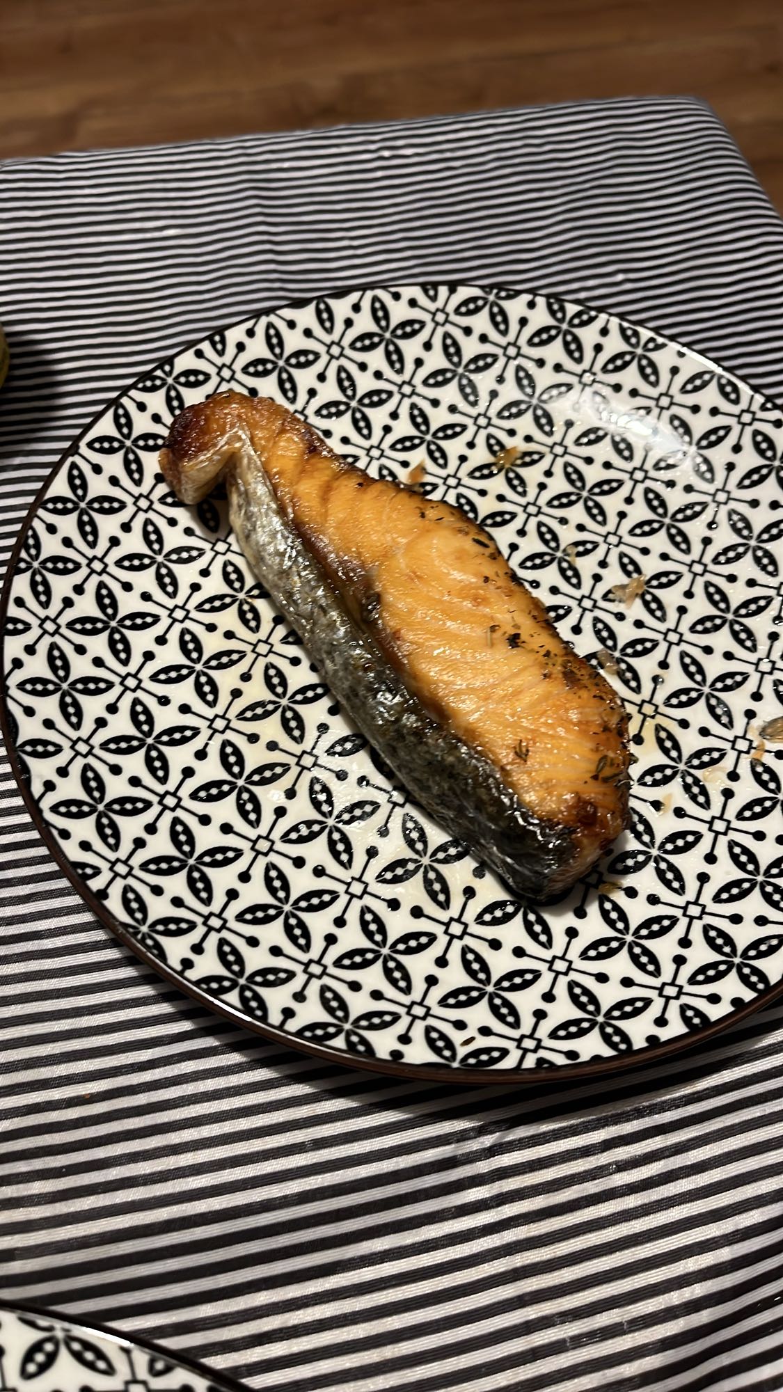 Печена сьомга