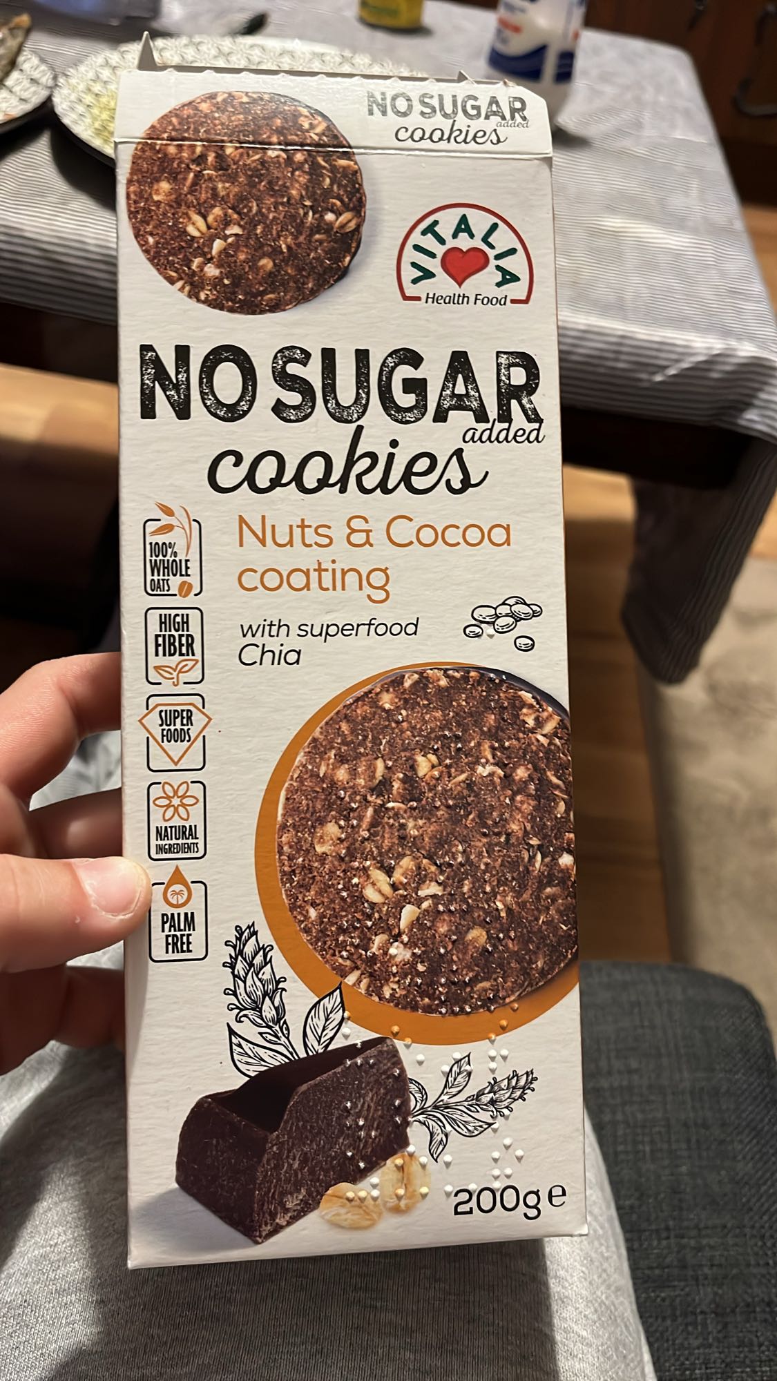 Бисквити с ядки и какао