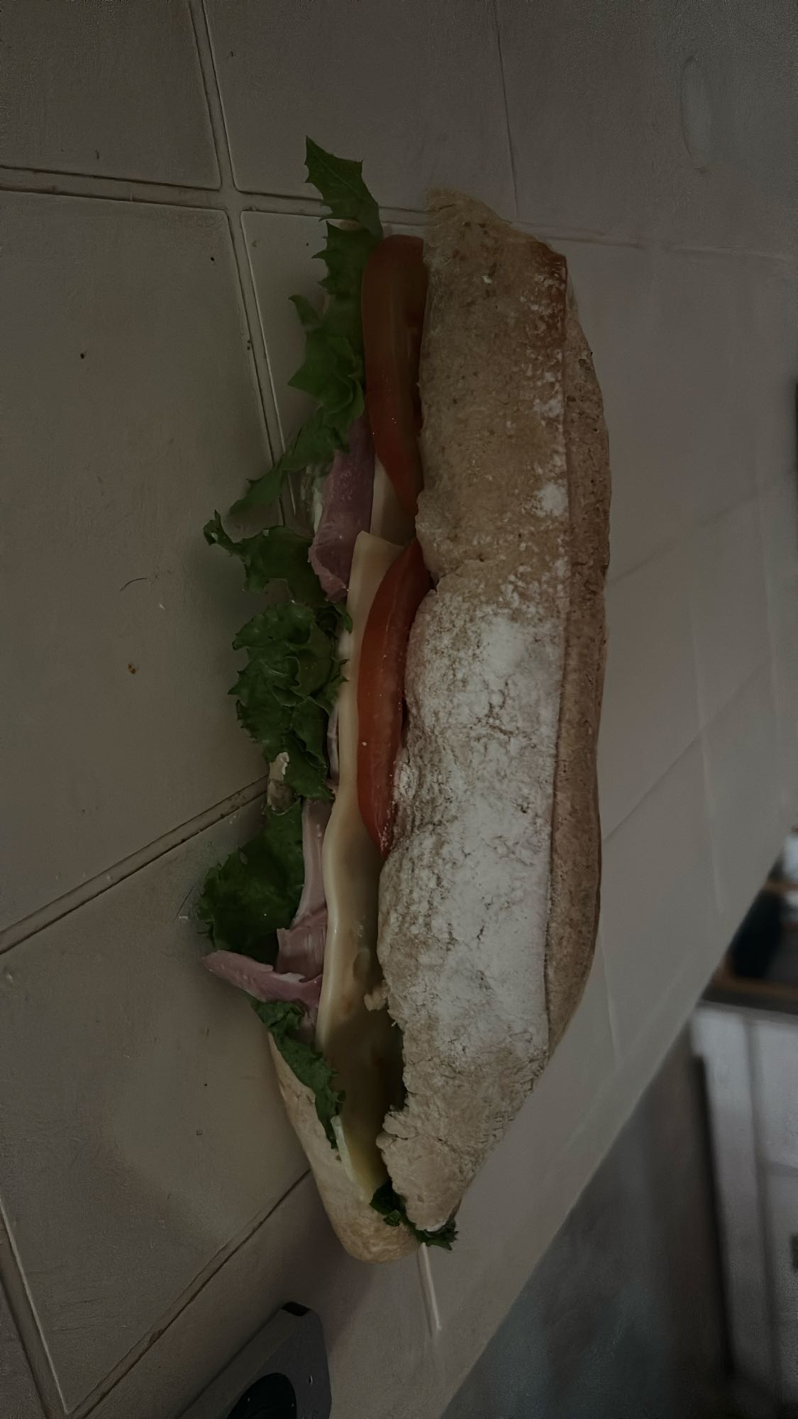Sandwich jambon fromage