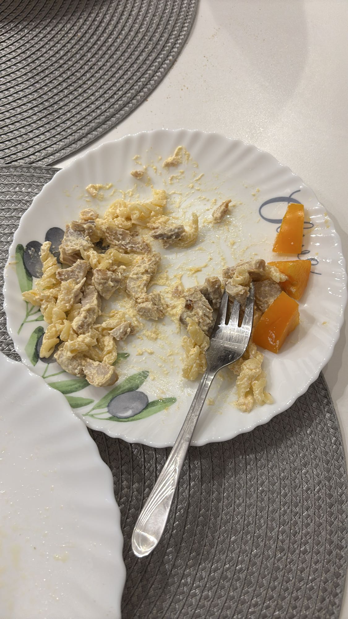 makaron z kurczakiem i papryką