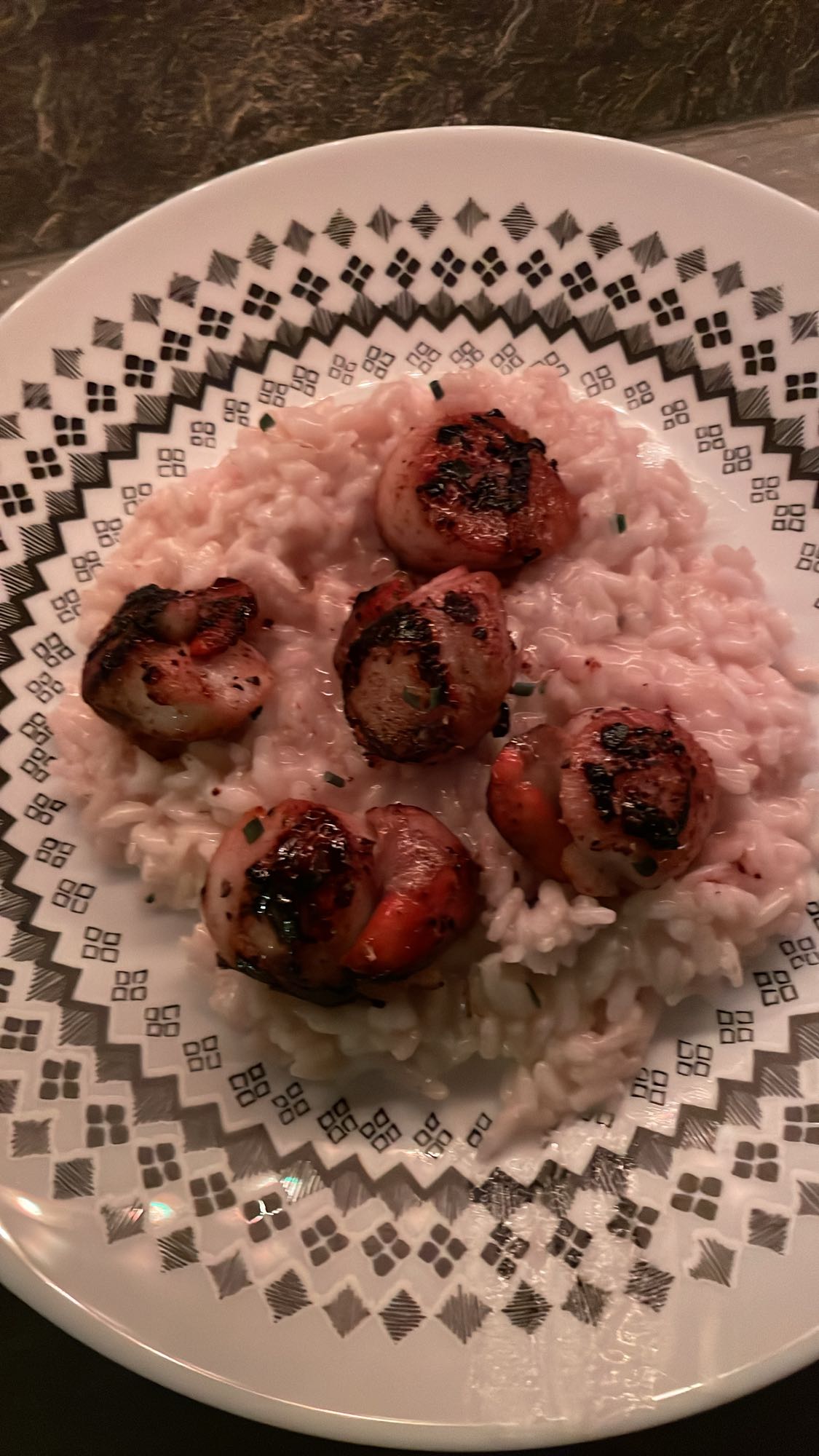 Risotto aux noix de Saint-Jacques