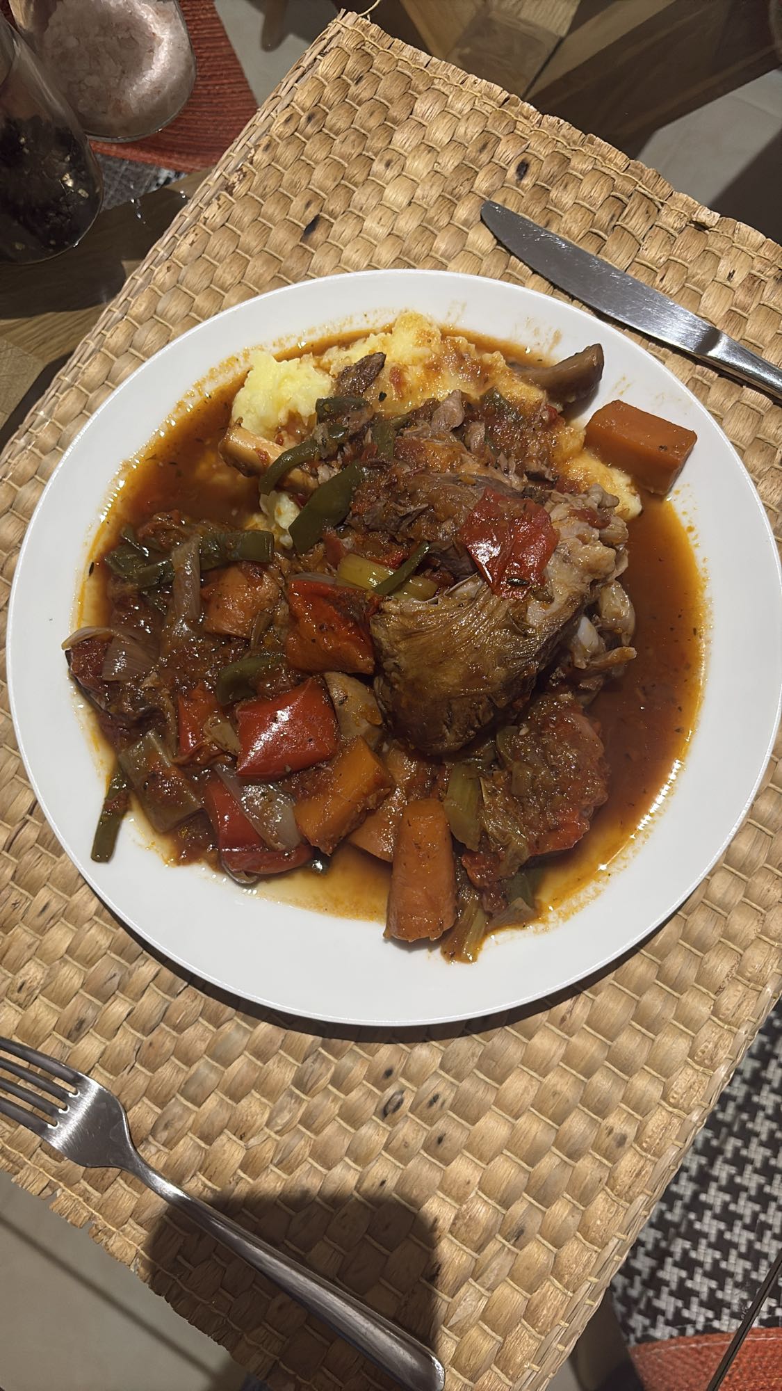 Braised Lamb with Mash