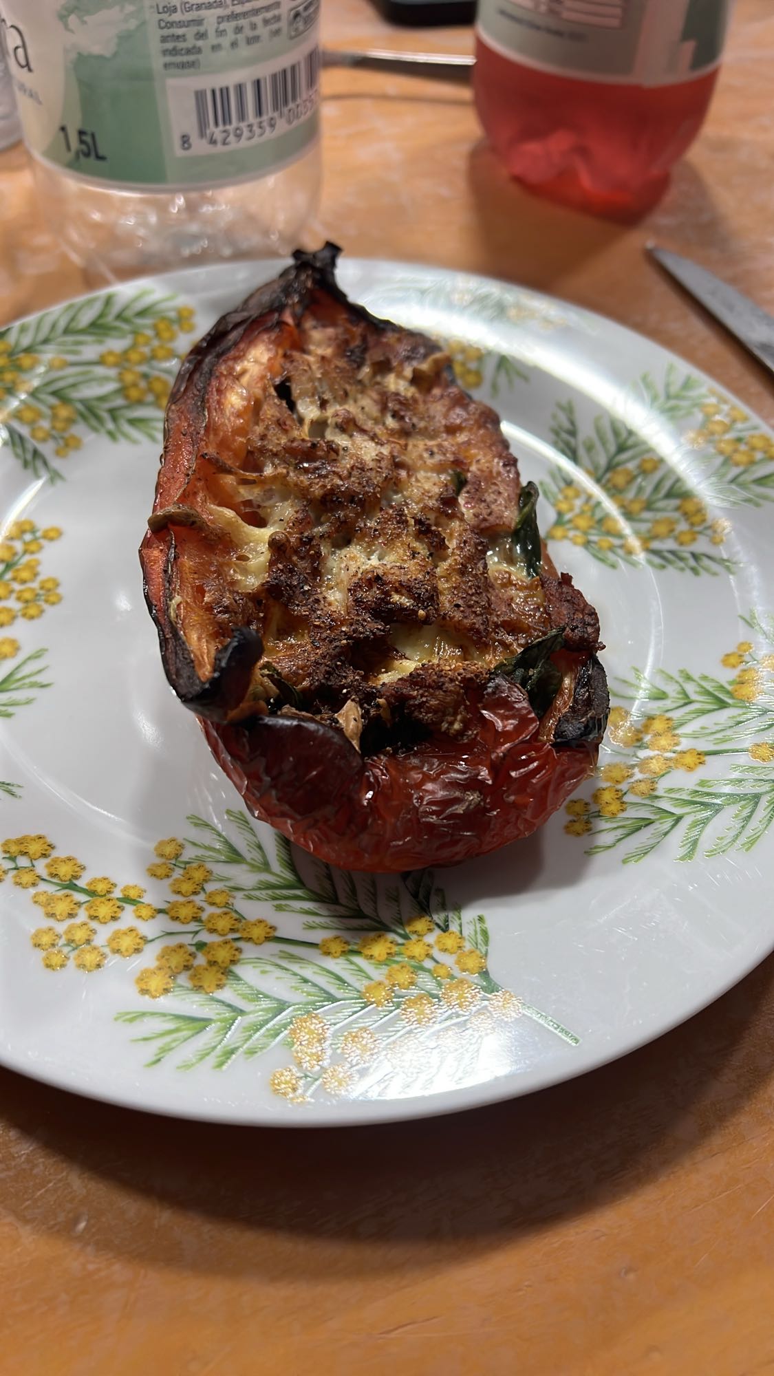Pimiento relleno asado
