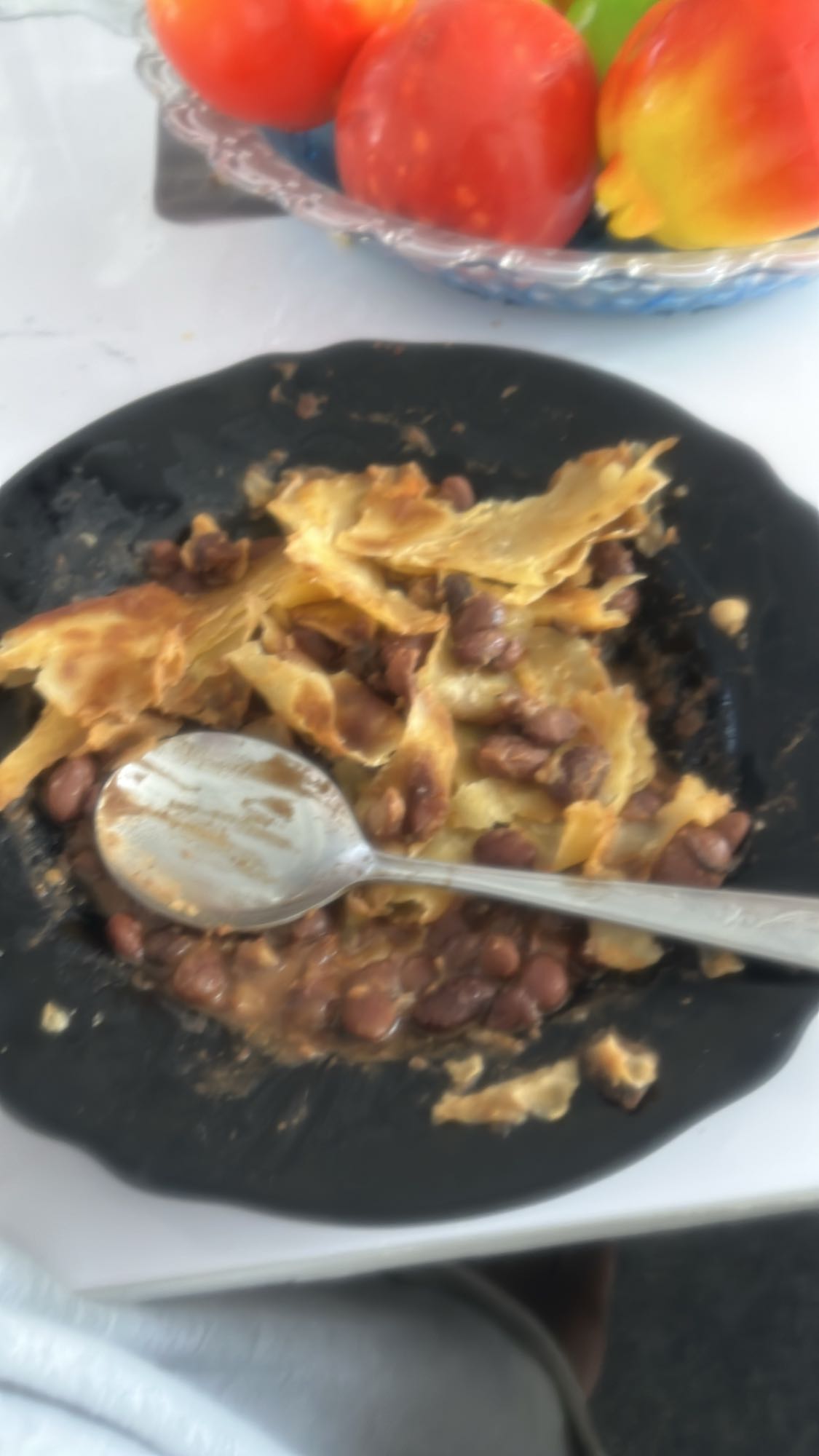 Beans with flatbread