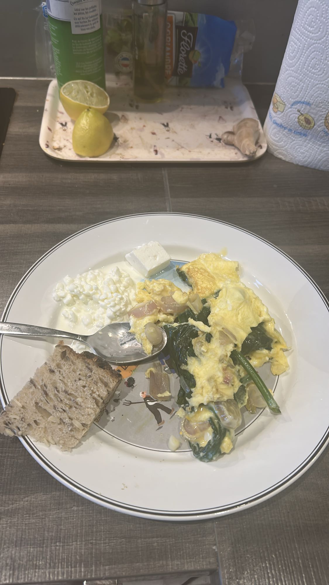 Omelette aux légumes