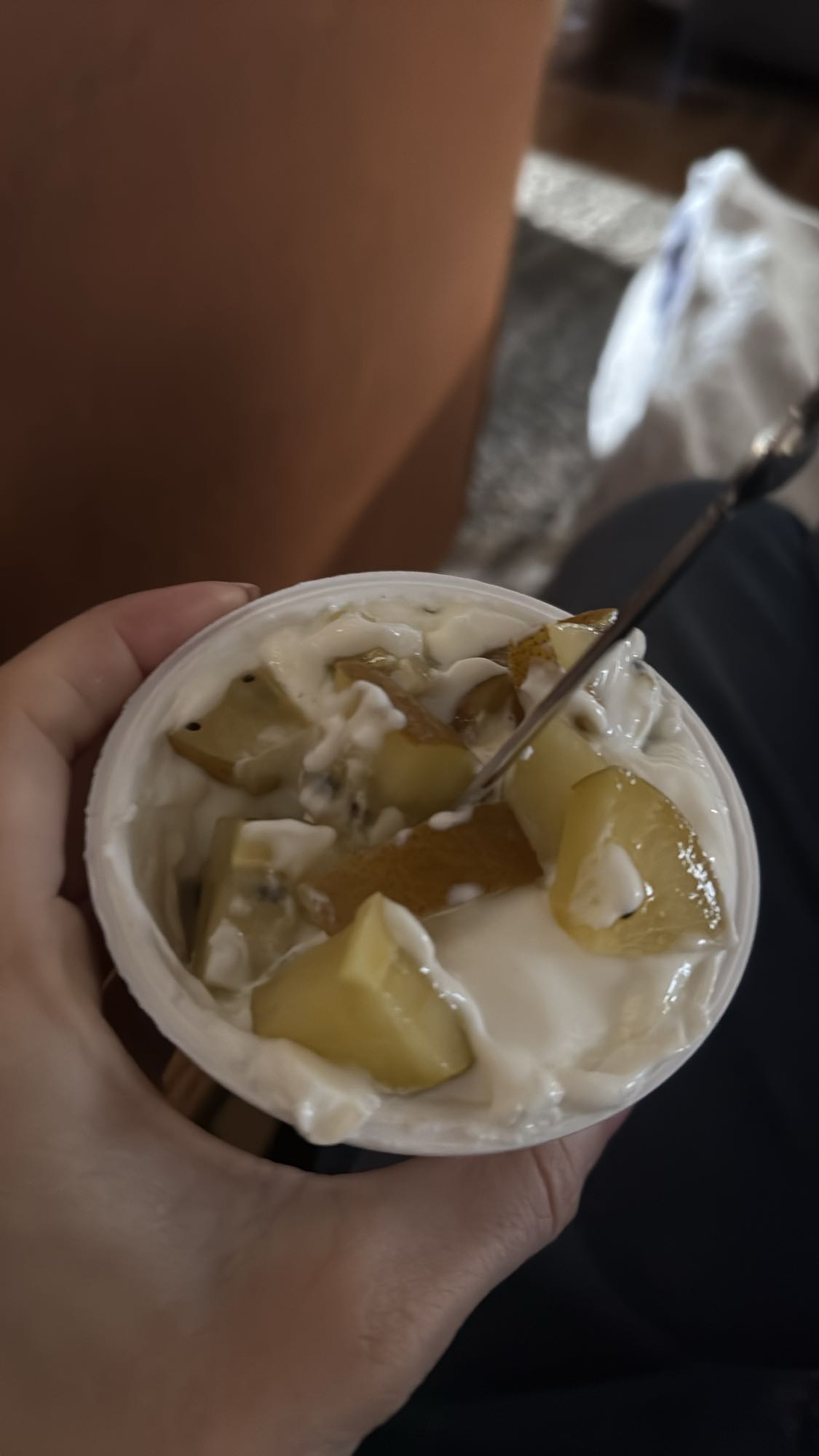 Yoghurt met peer