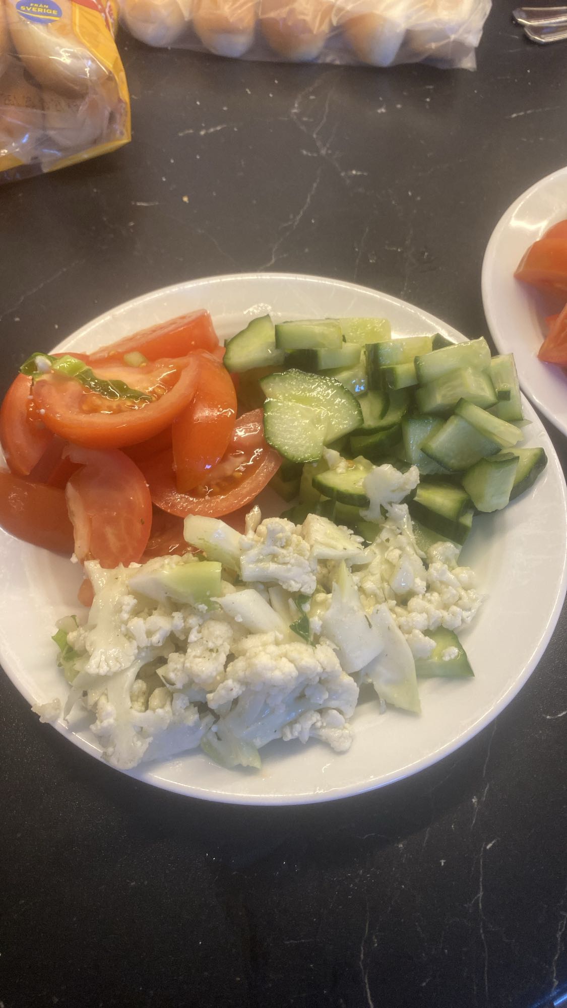 Grönsakstallrik