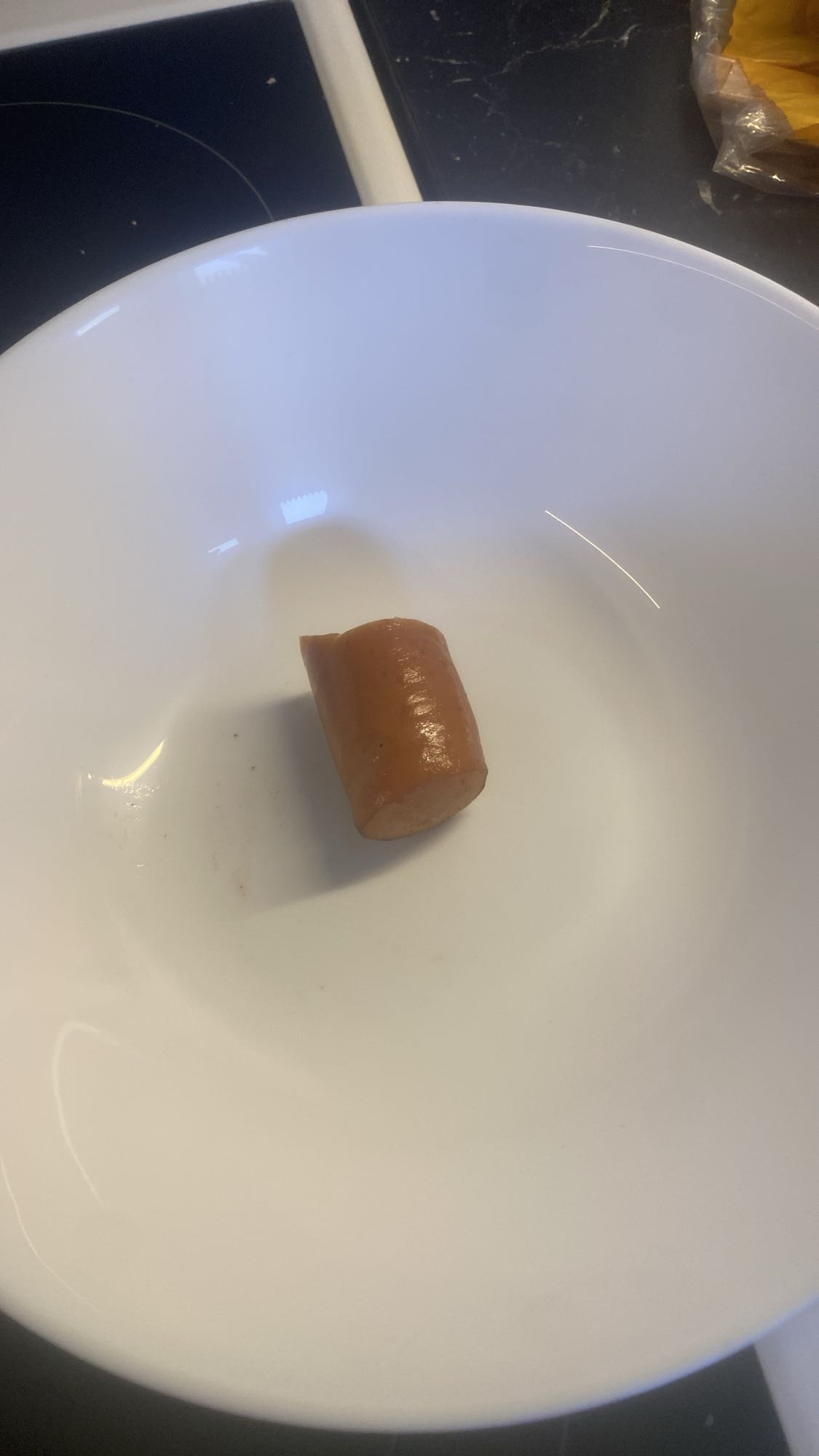Korvbit i skål