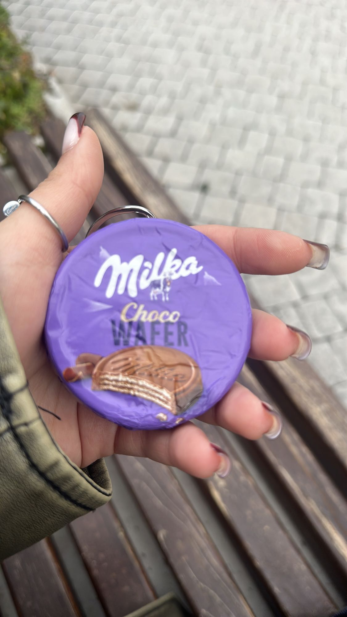 Милка Вафельный батончик