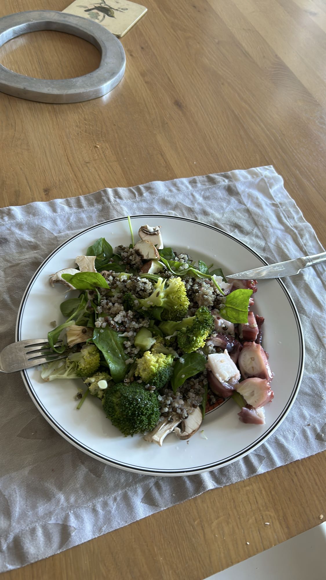 Salade de poulpe quinoa
