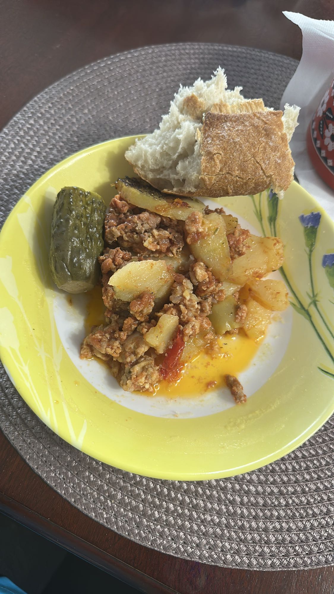 Cartofi cu carne tocată