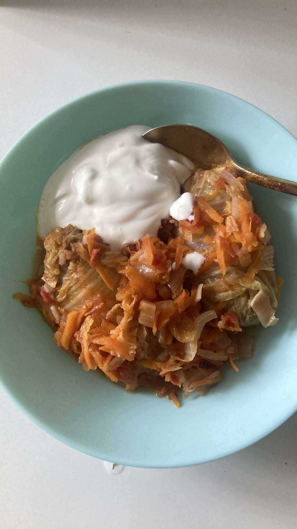 голубцы со сметаной