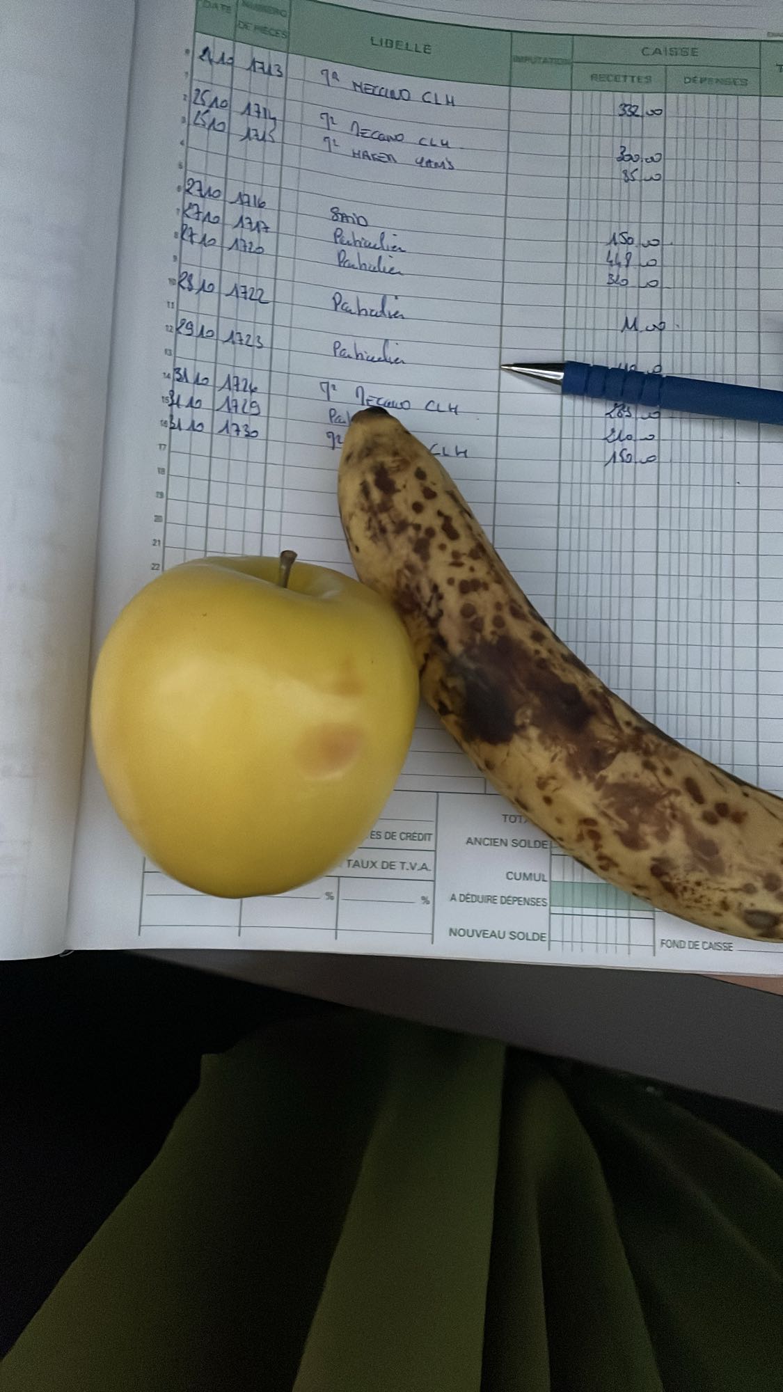 Pomme et banane
