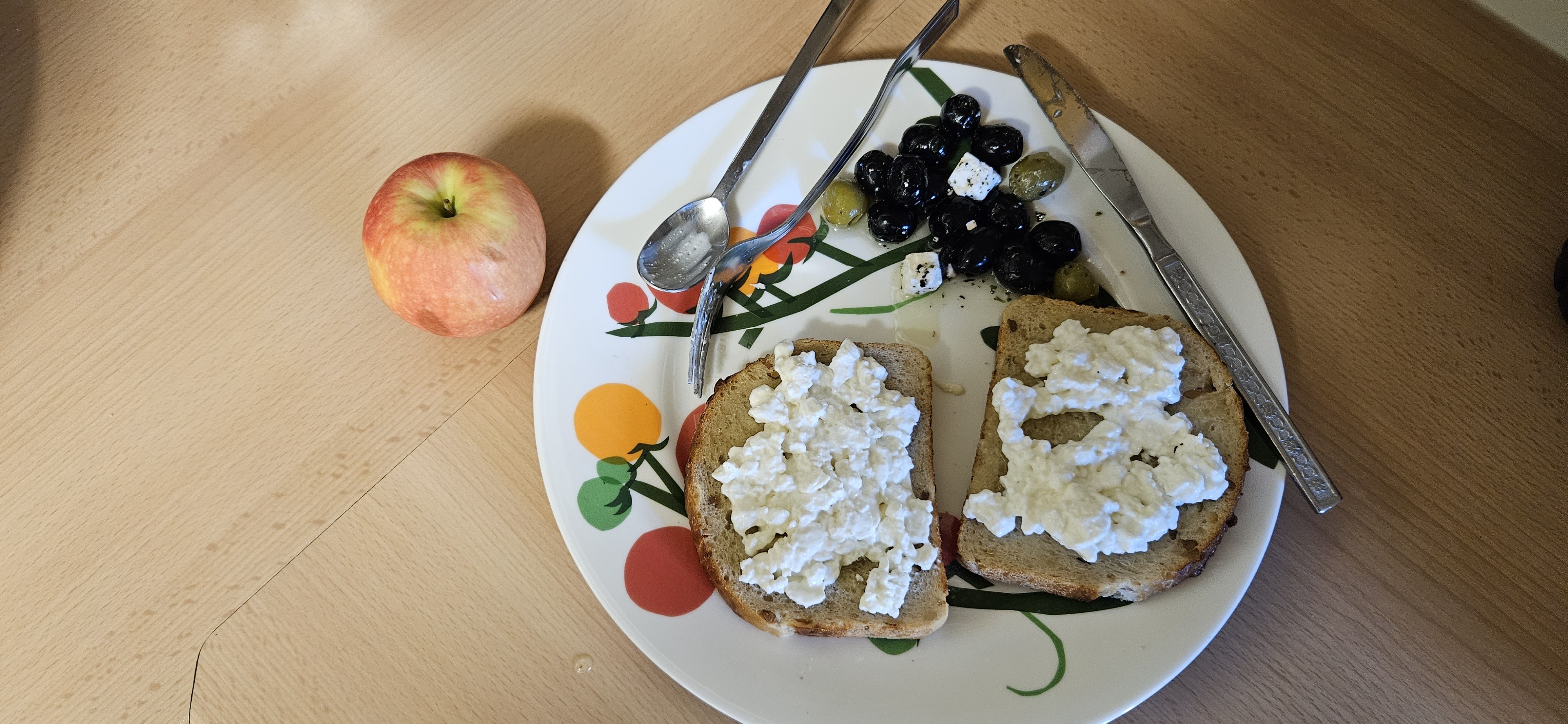 Cottage Cheese Toast Plate