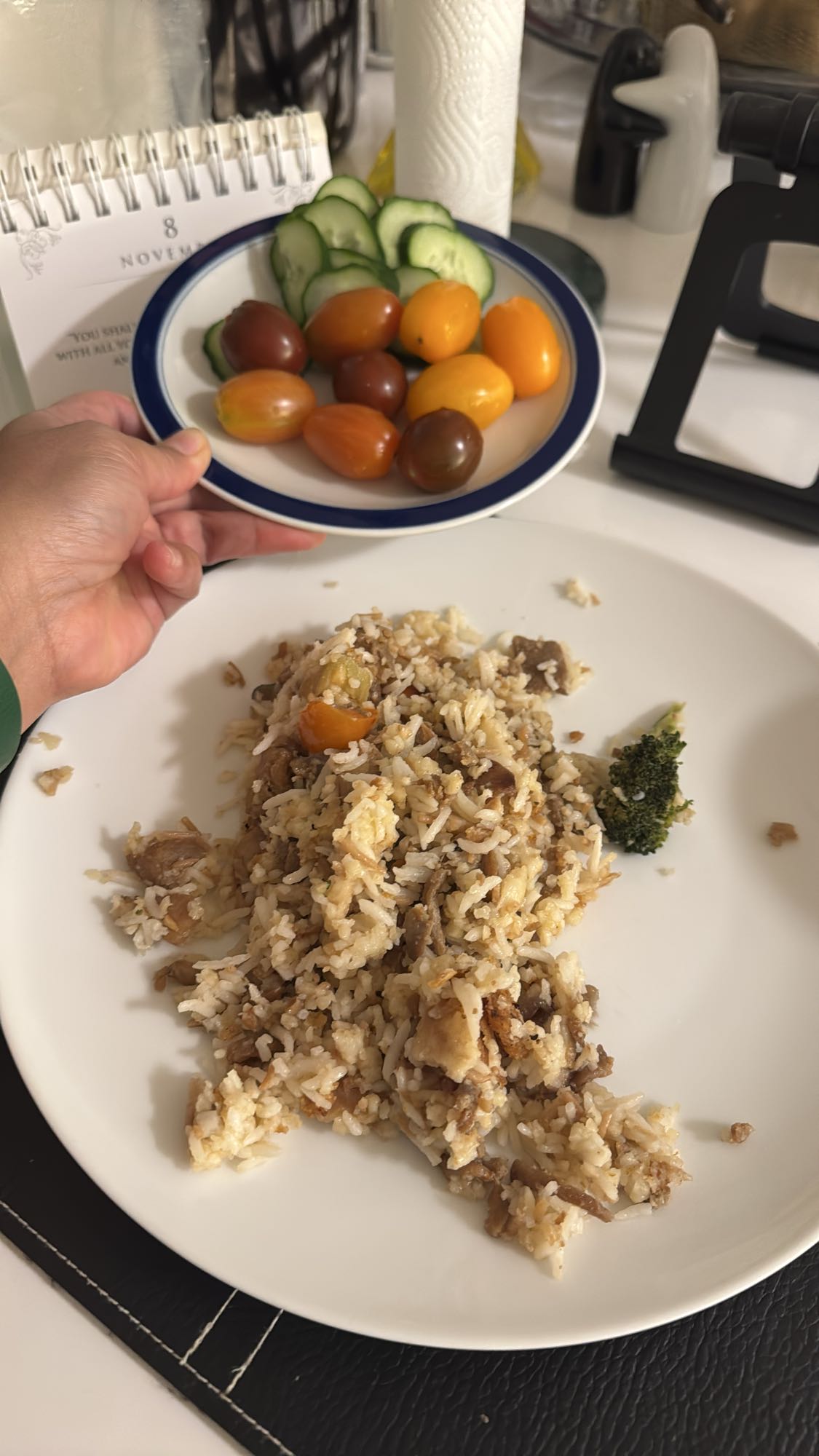 Ris med kött och grönsaker