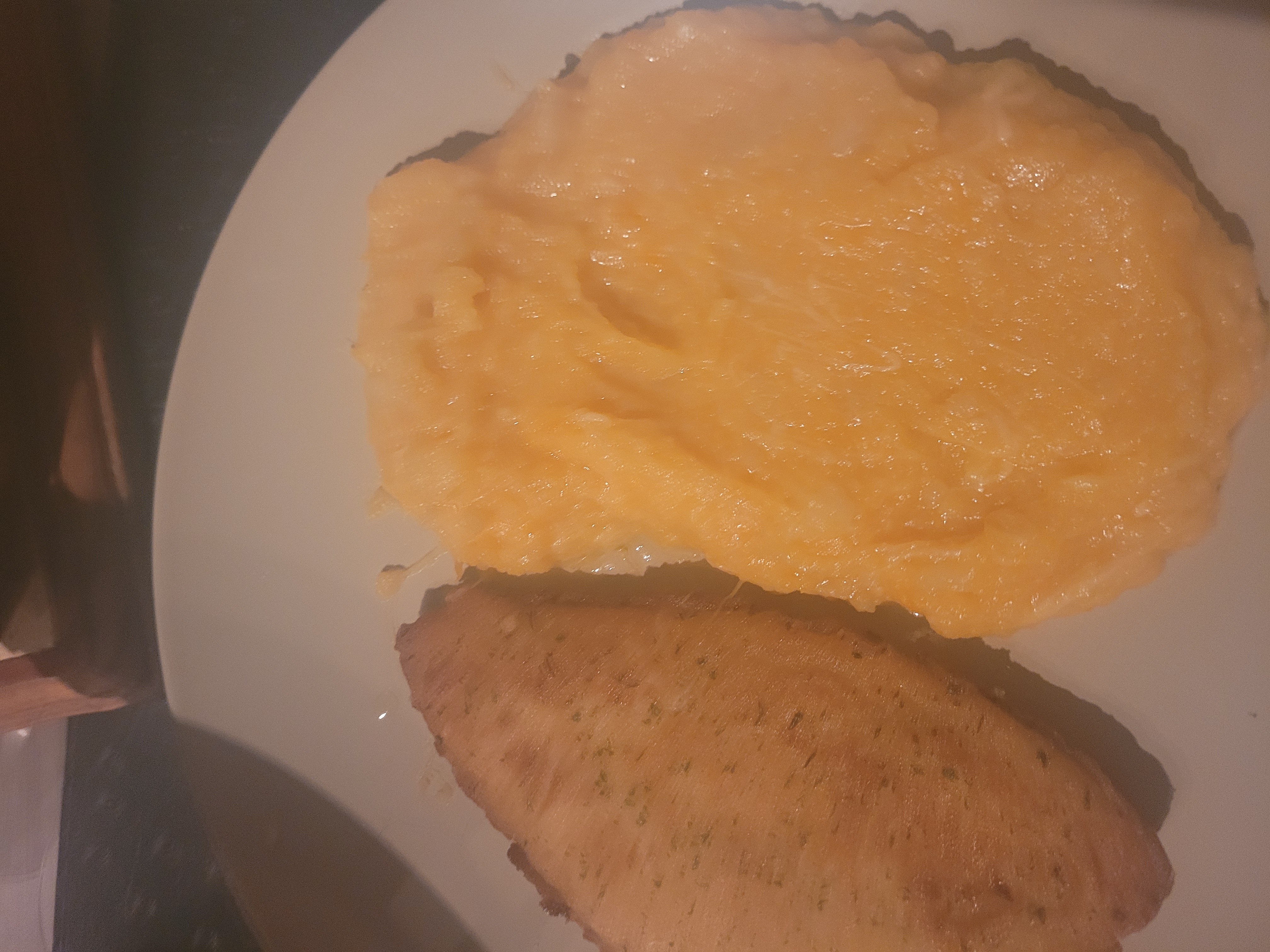 Omelette et pomme de terre