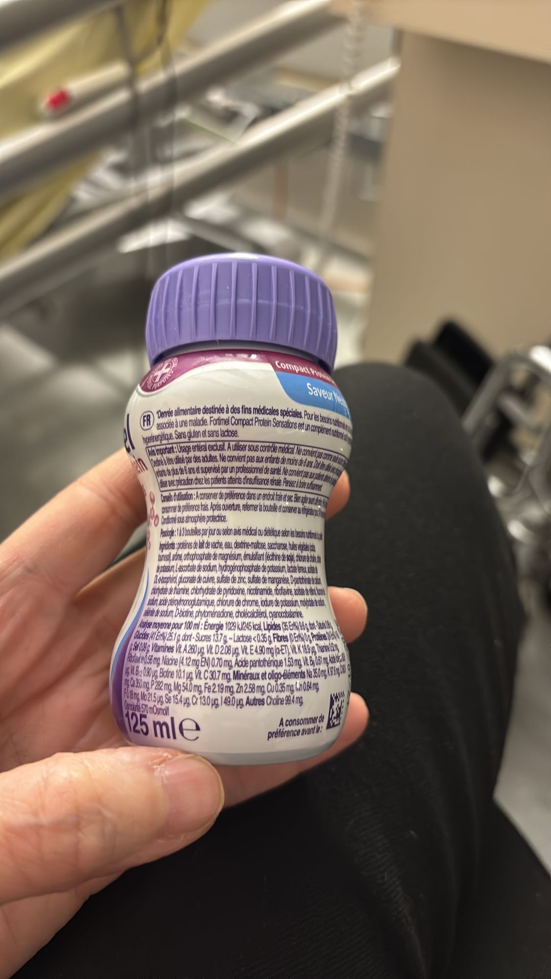 Boisson protéinée vanille